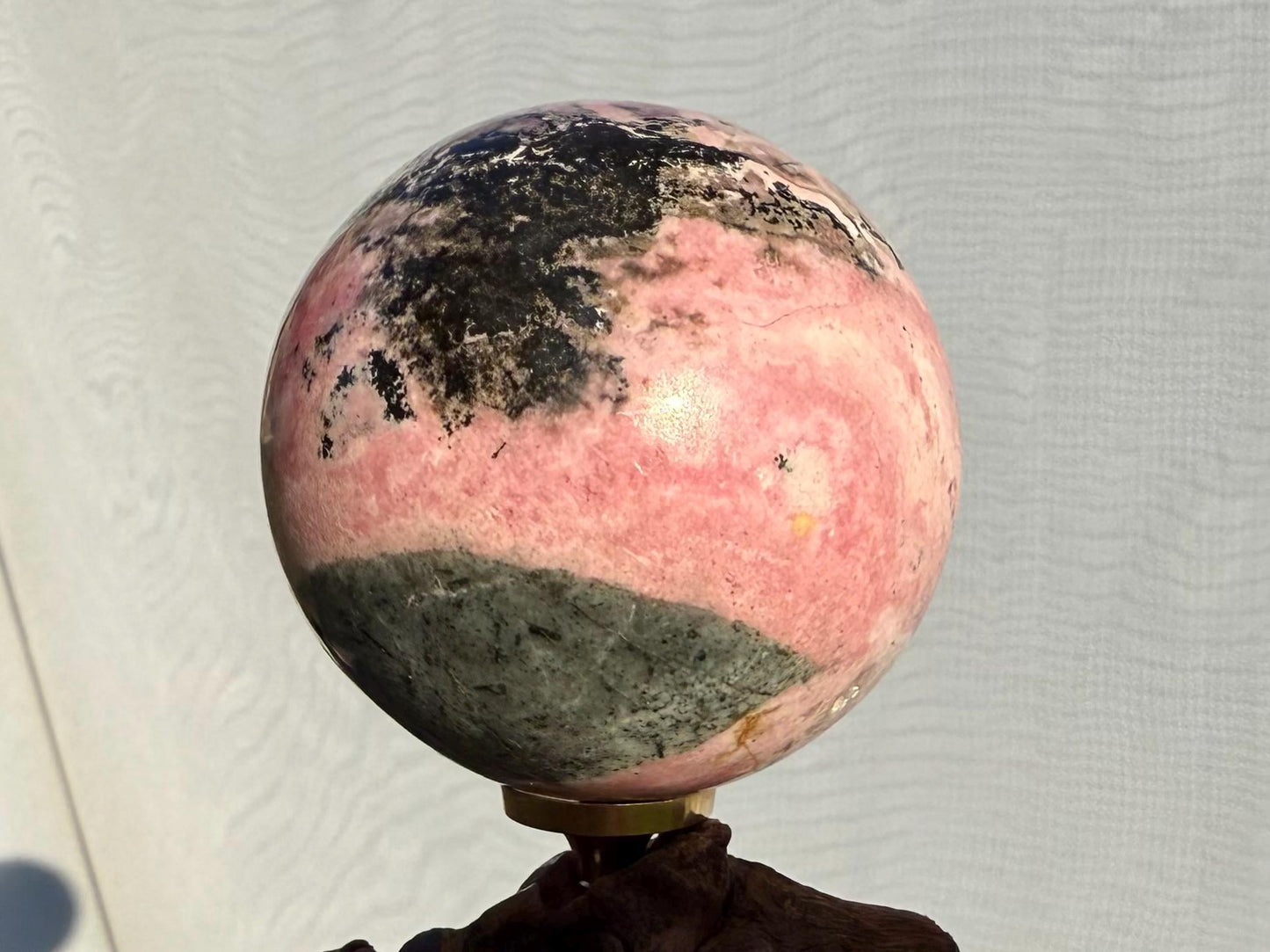 Peruvian Rhodonite Sphere