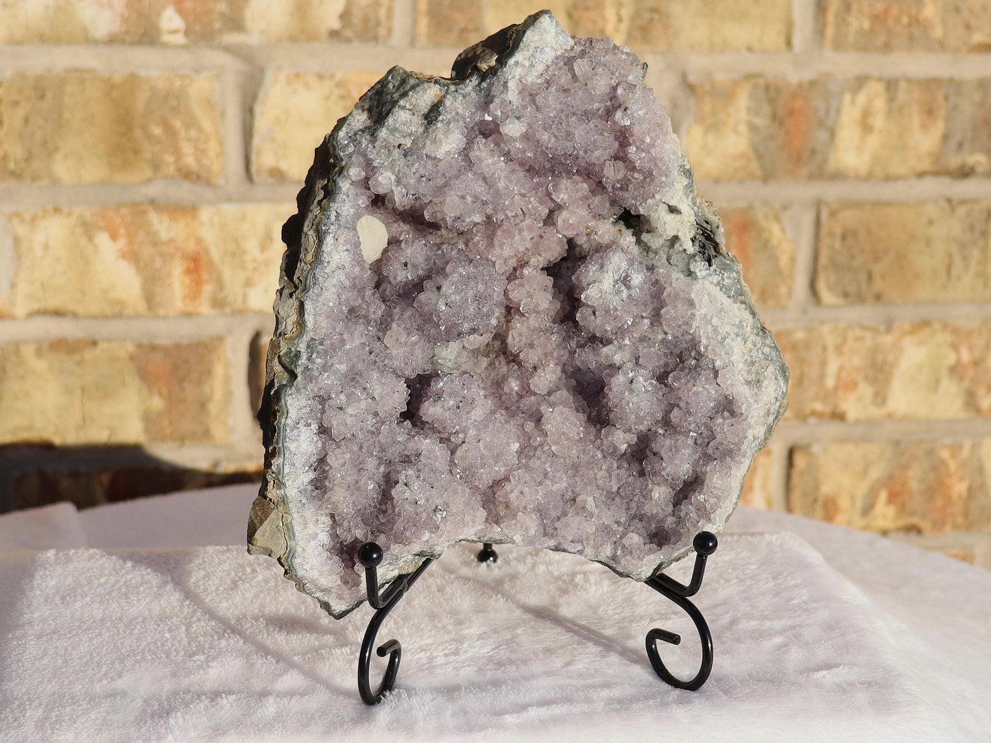 Large Druzy Amethyst Flower Cluster from Brazil