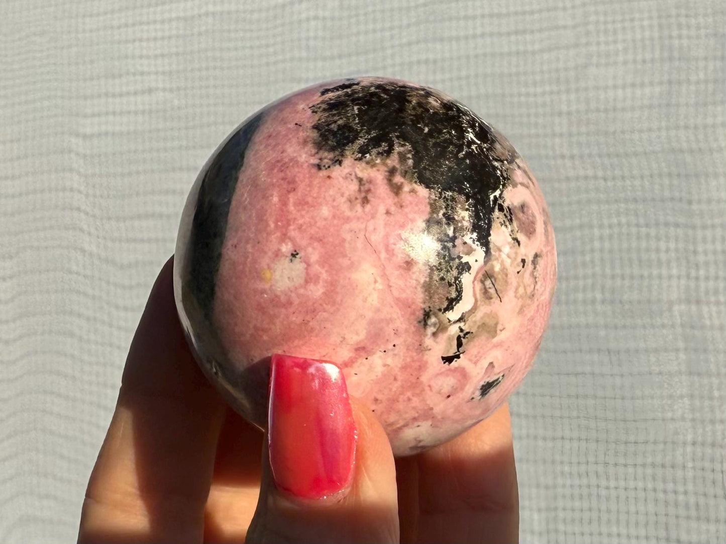 Peruvian Rhodonite Sphere