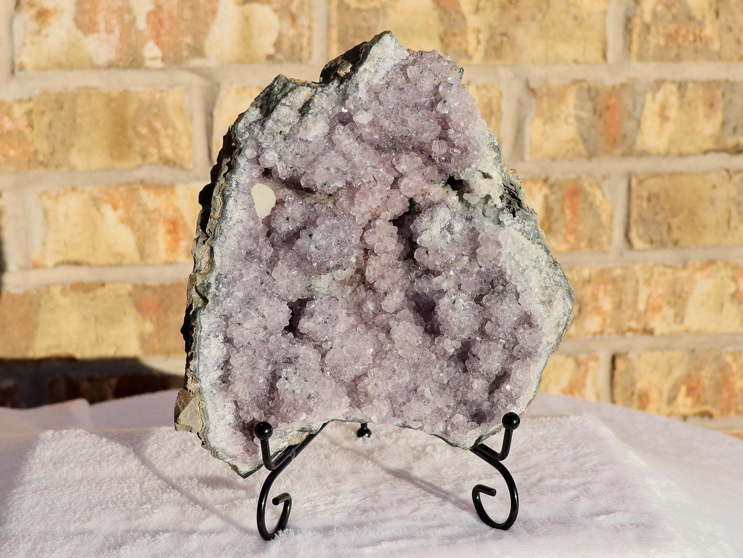 Large Druzy Amethyst Flower Cluster from Brazil