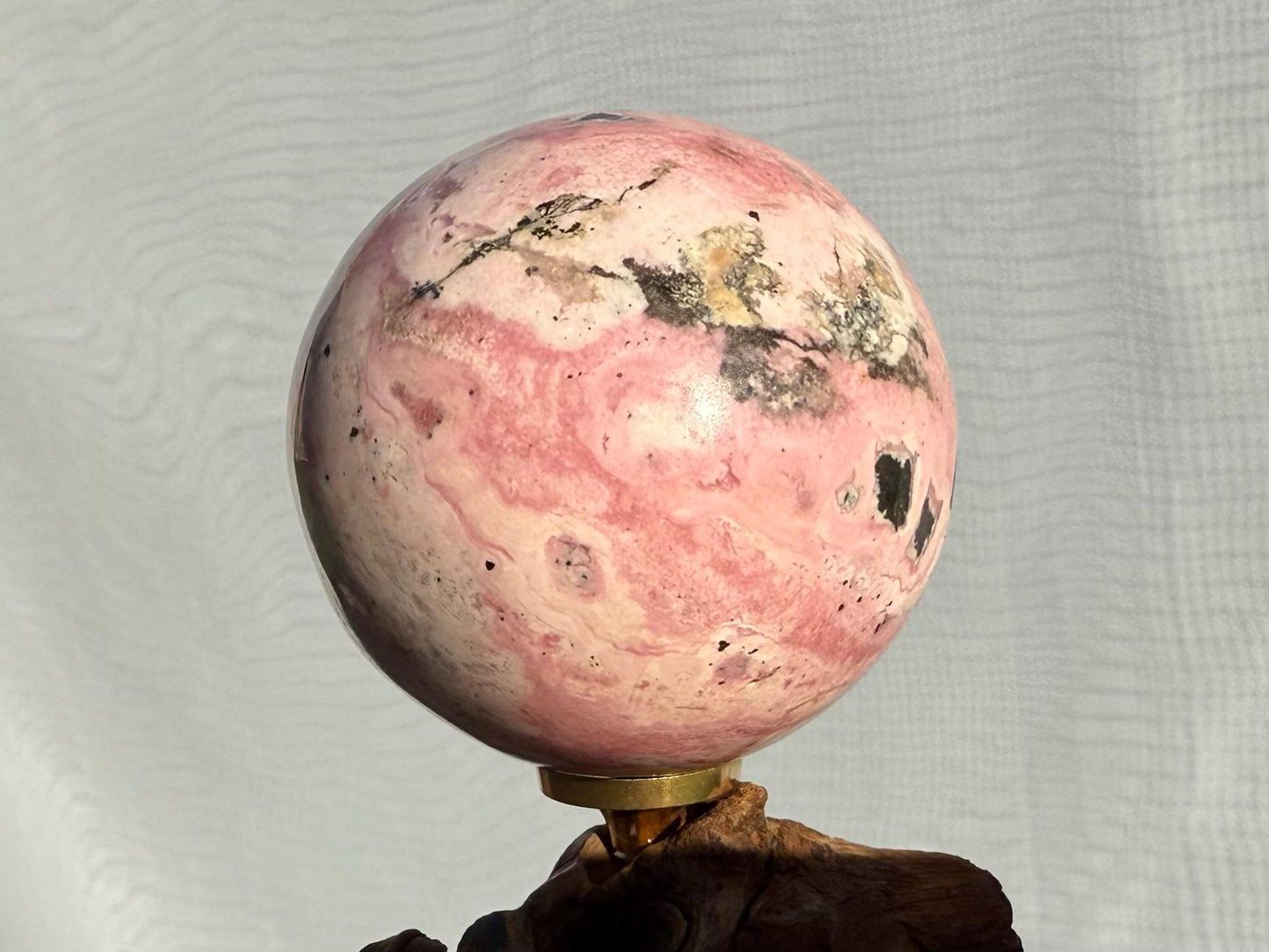 Peruvian Rhodonite Sphere