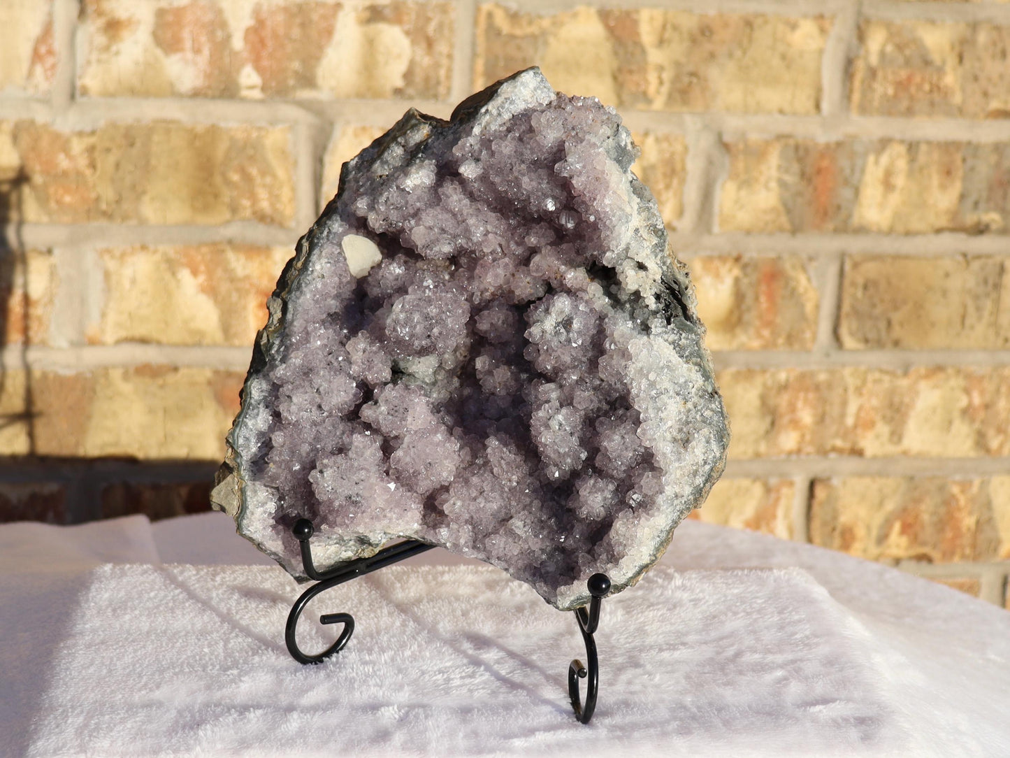 Large Druzy Amethyst Flower Cluster from Brazil