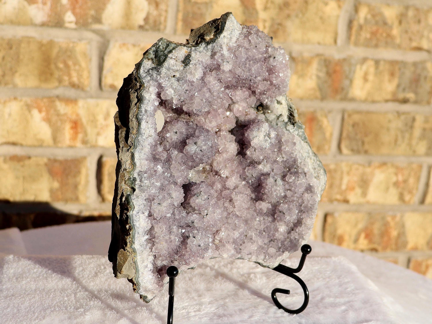 Large Druzy Amethyst Flower Cluster from Brazil