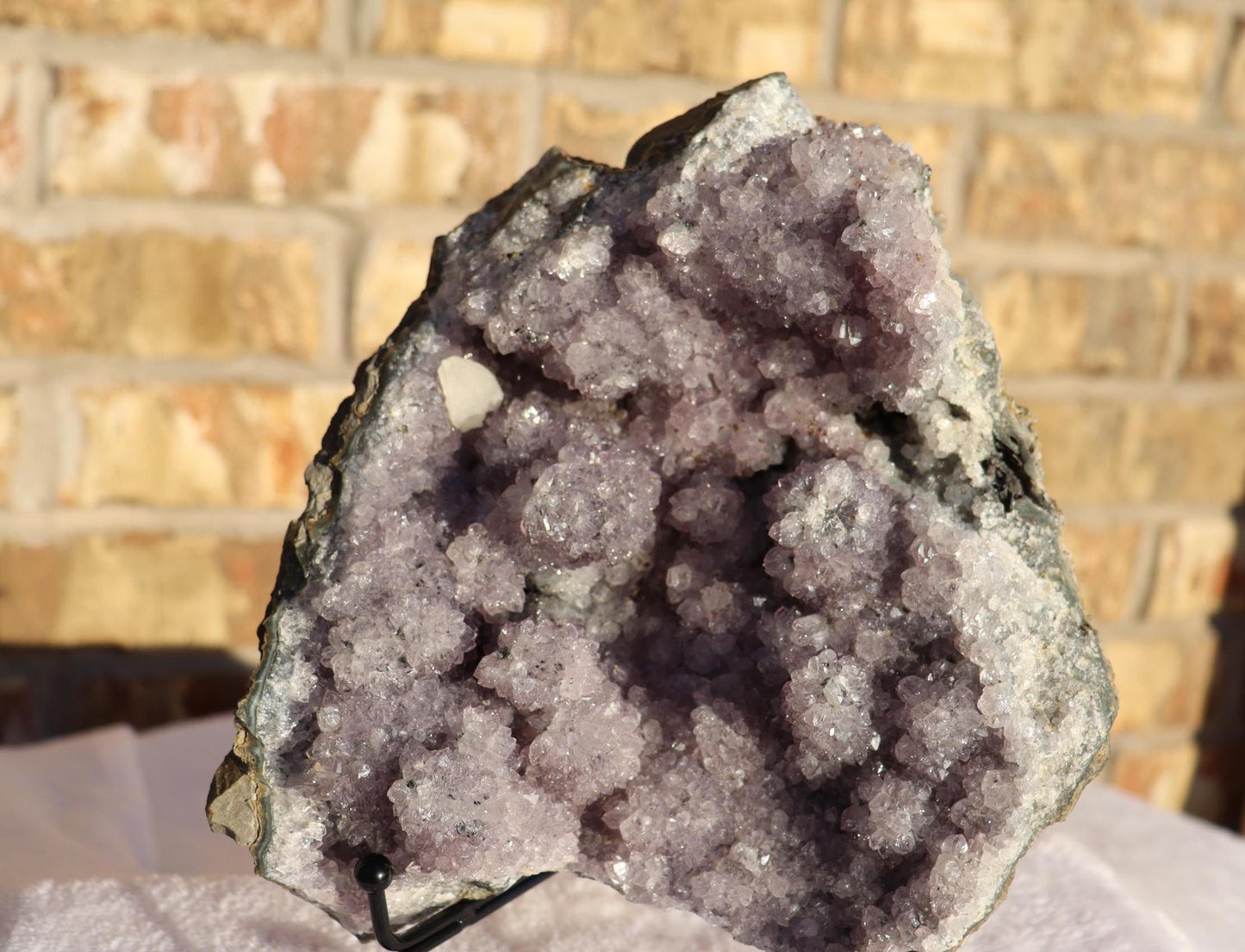 Large Druzy Amethyst Flower Cluster from Brazil