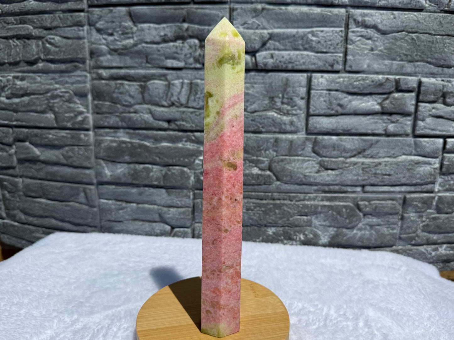 Pink Zoisite Tower