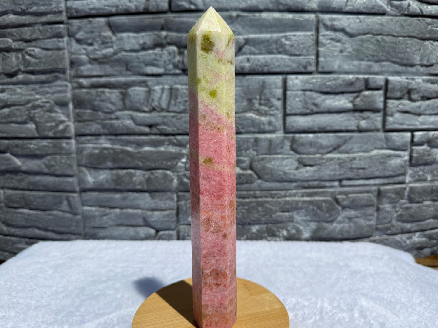 Pink Zoisite Tower