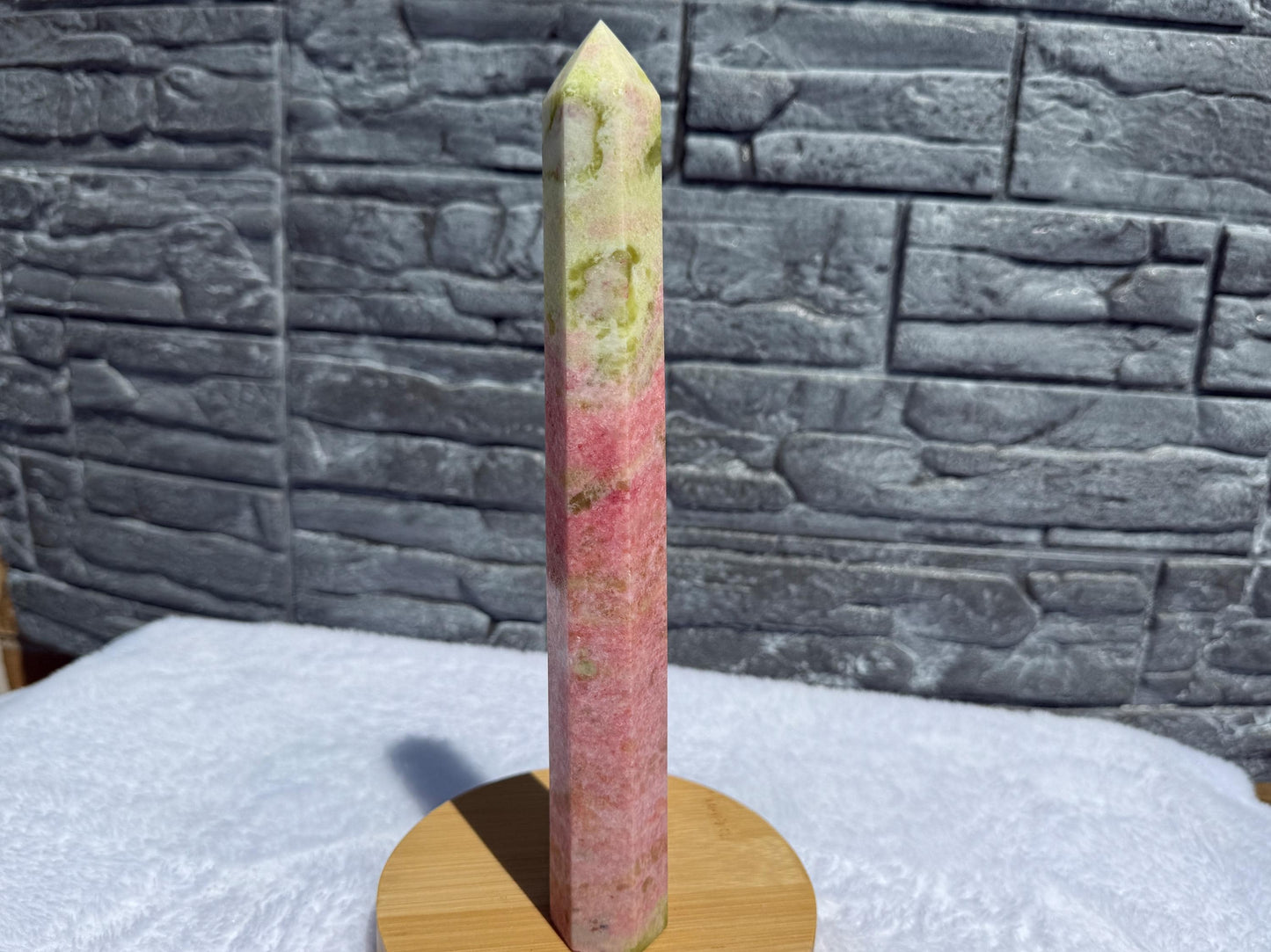 Pink Zoisite Tower