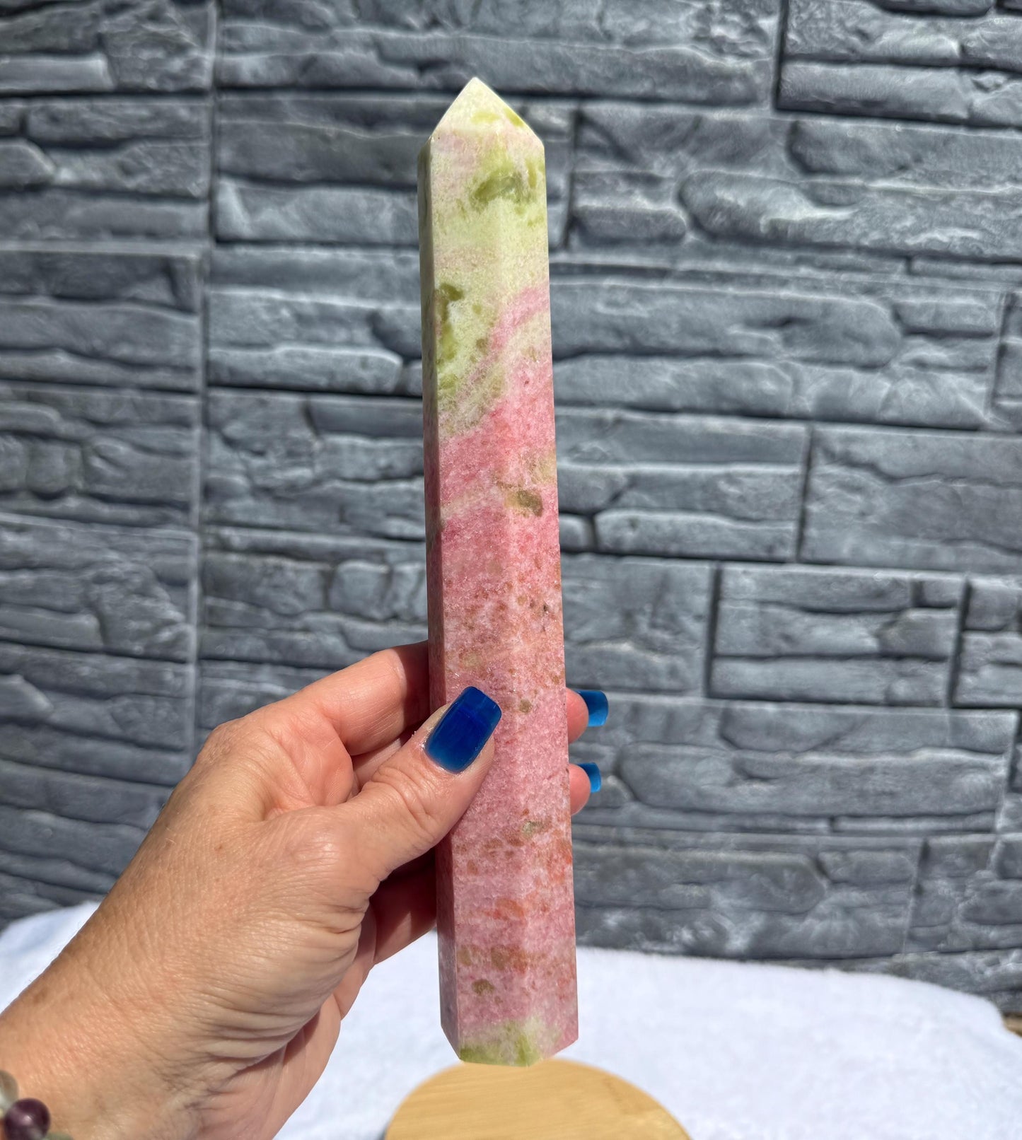 Pink Zoisite Tower