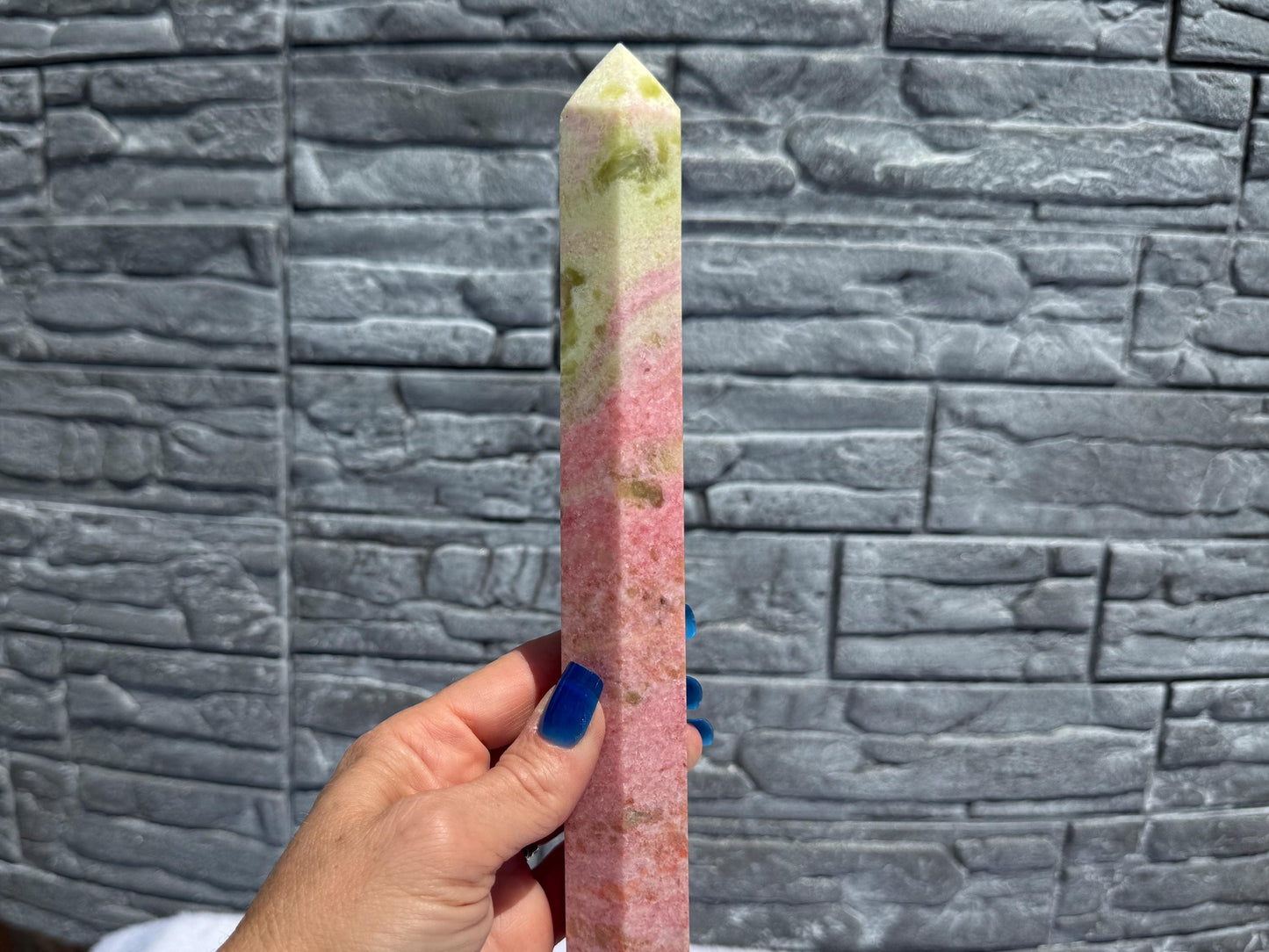 Pink Zoisite Tower