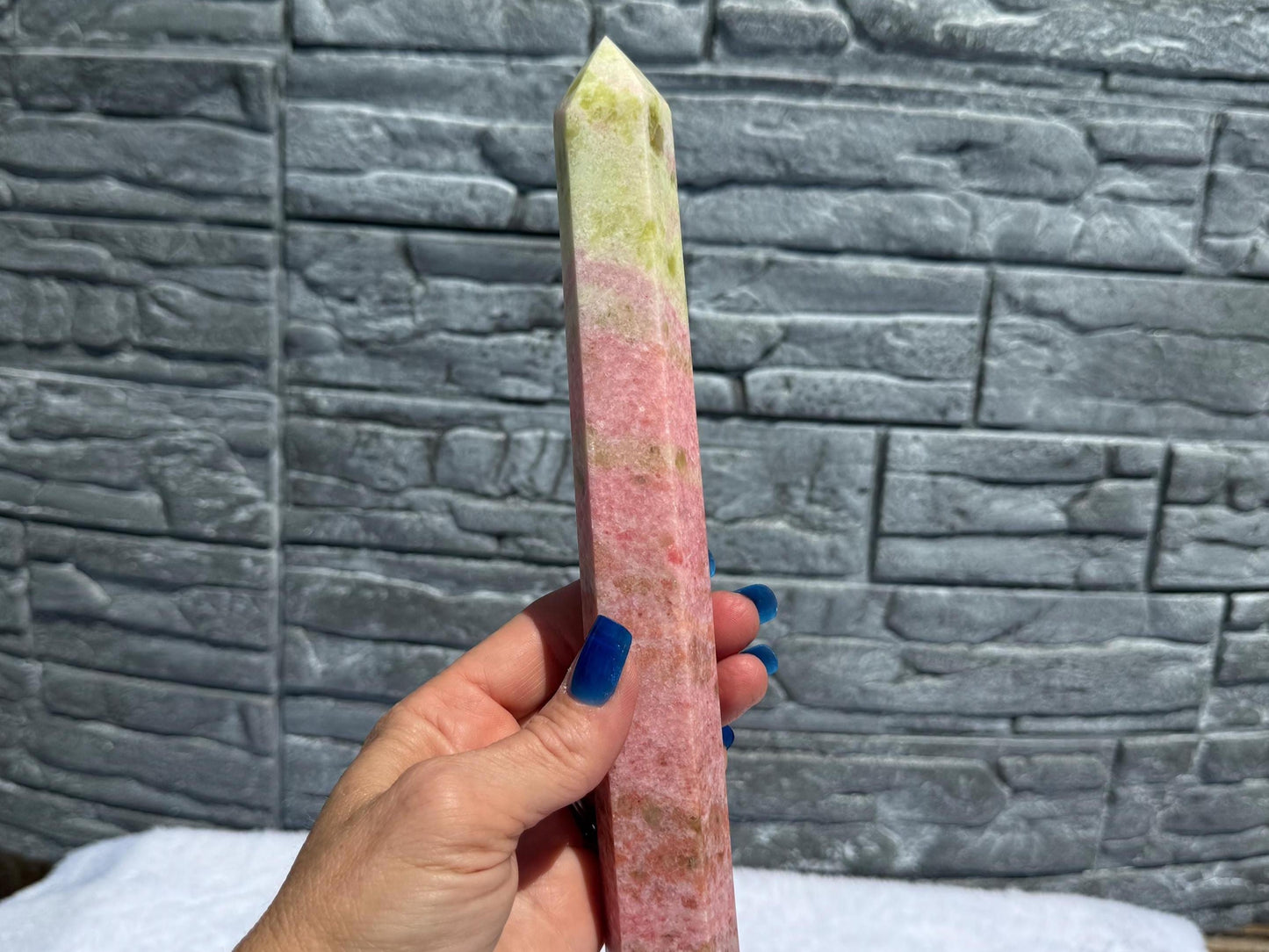 Pink Zoisite Tower