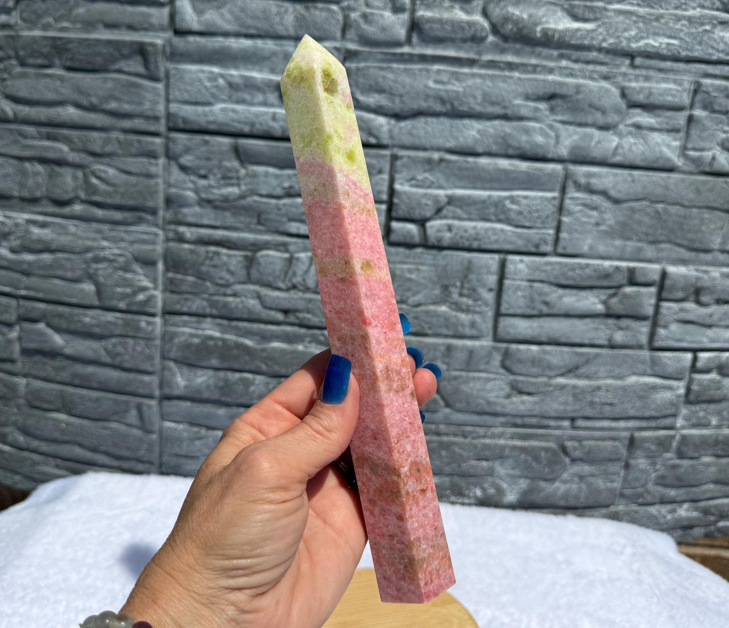 Pink Zoisite Tower