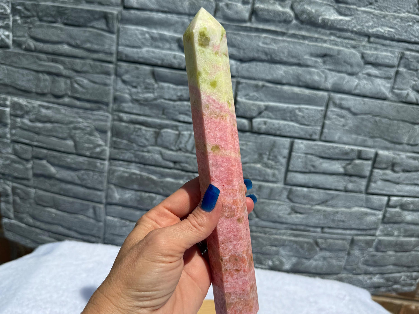 Pink Zoisite Tower