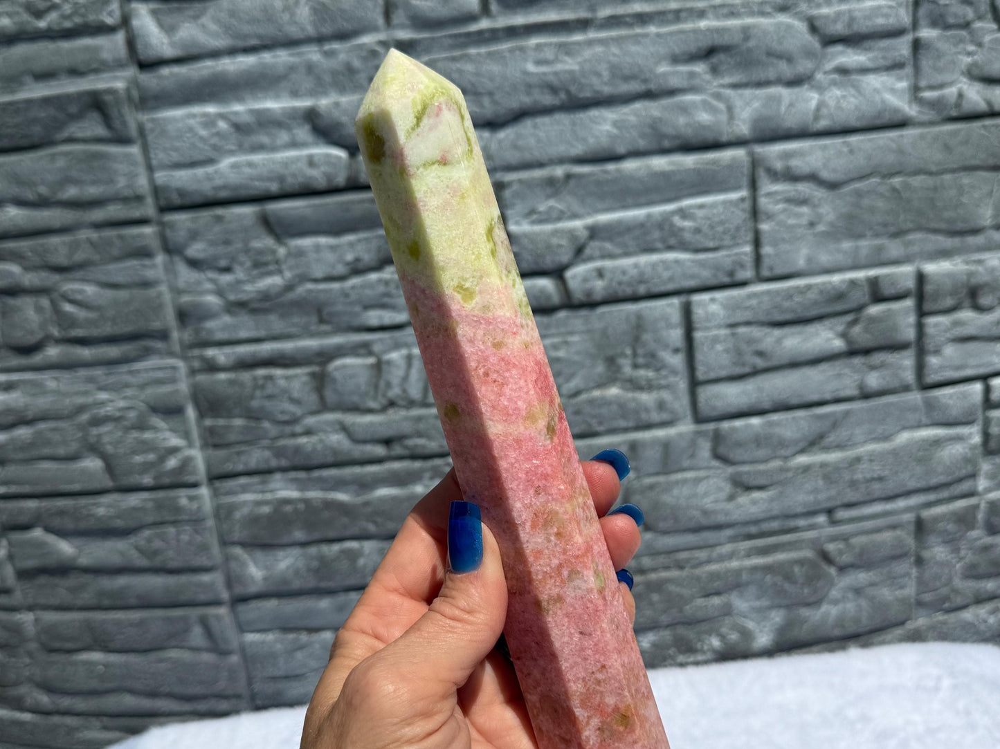 Pink Zoisite Tower