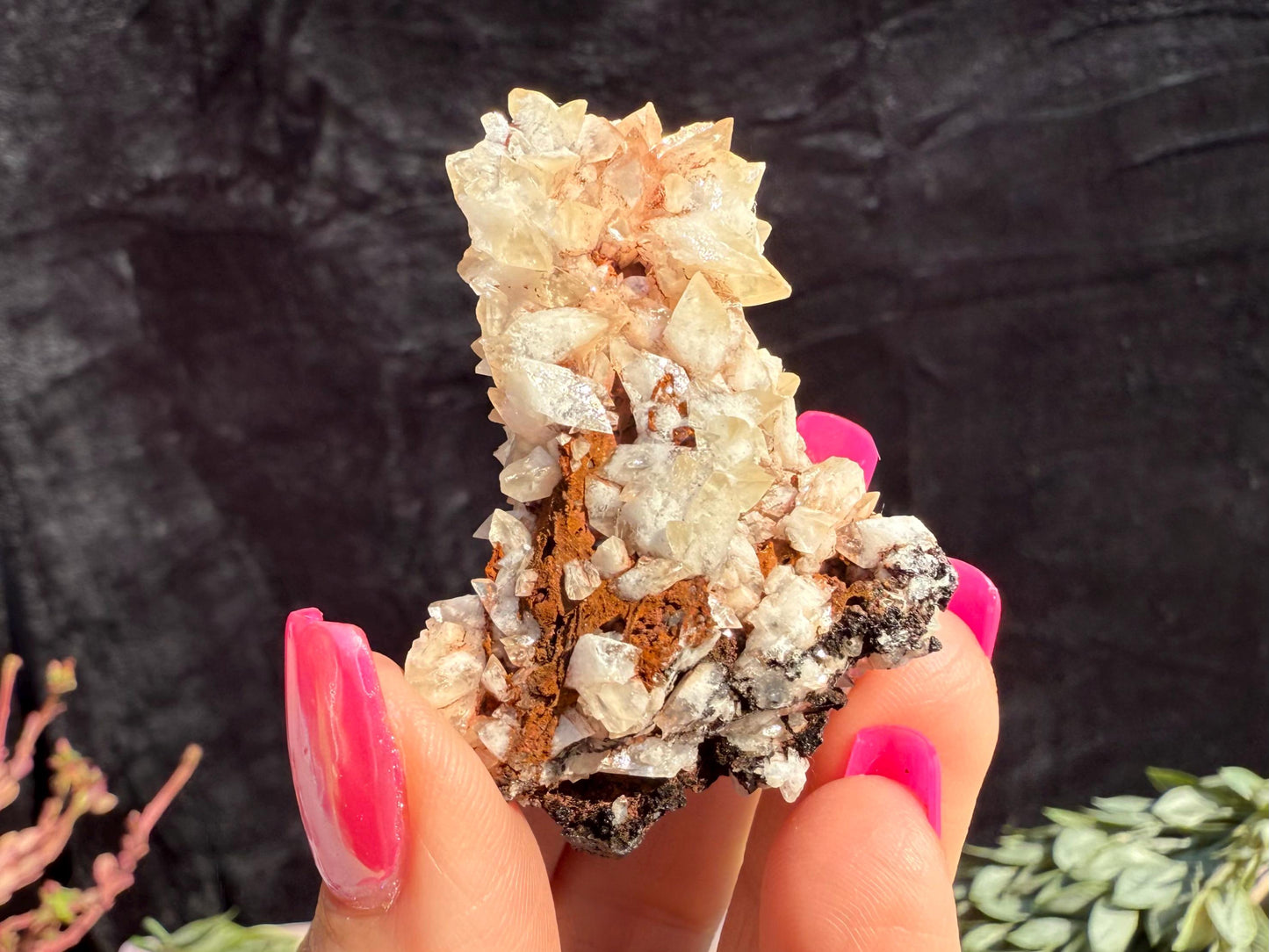 Raw Hemimorphite Crystal Cluster