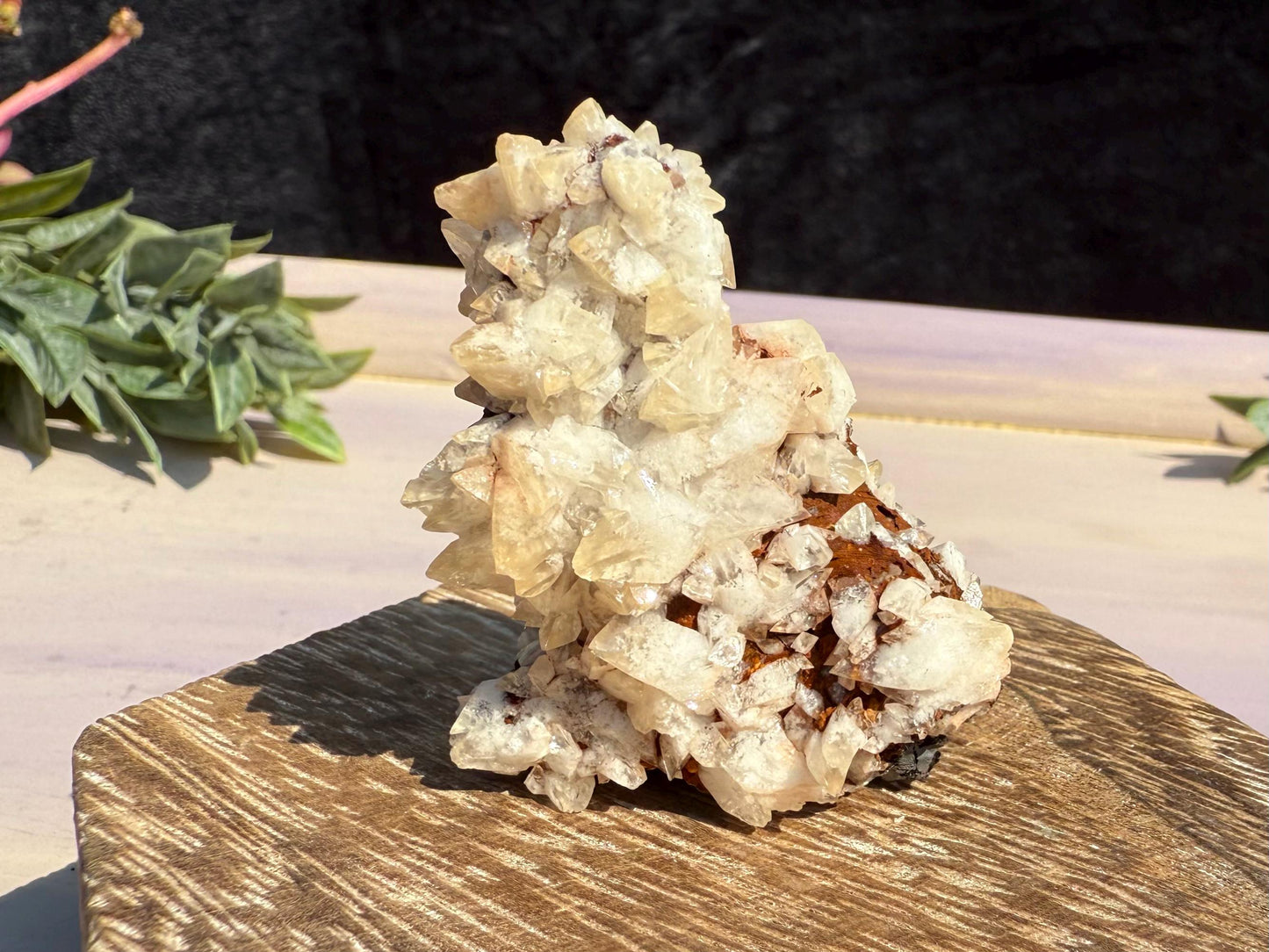 Raw Hemimorphite Crystal Cluster