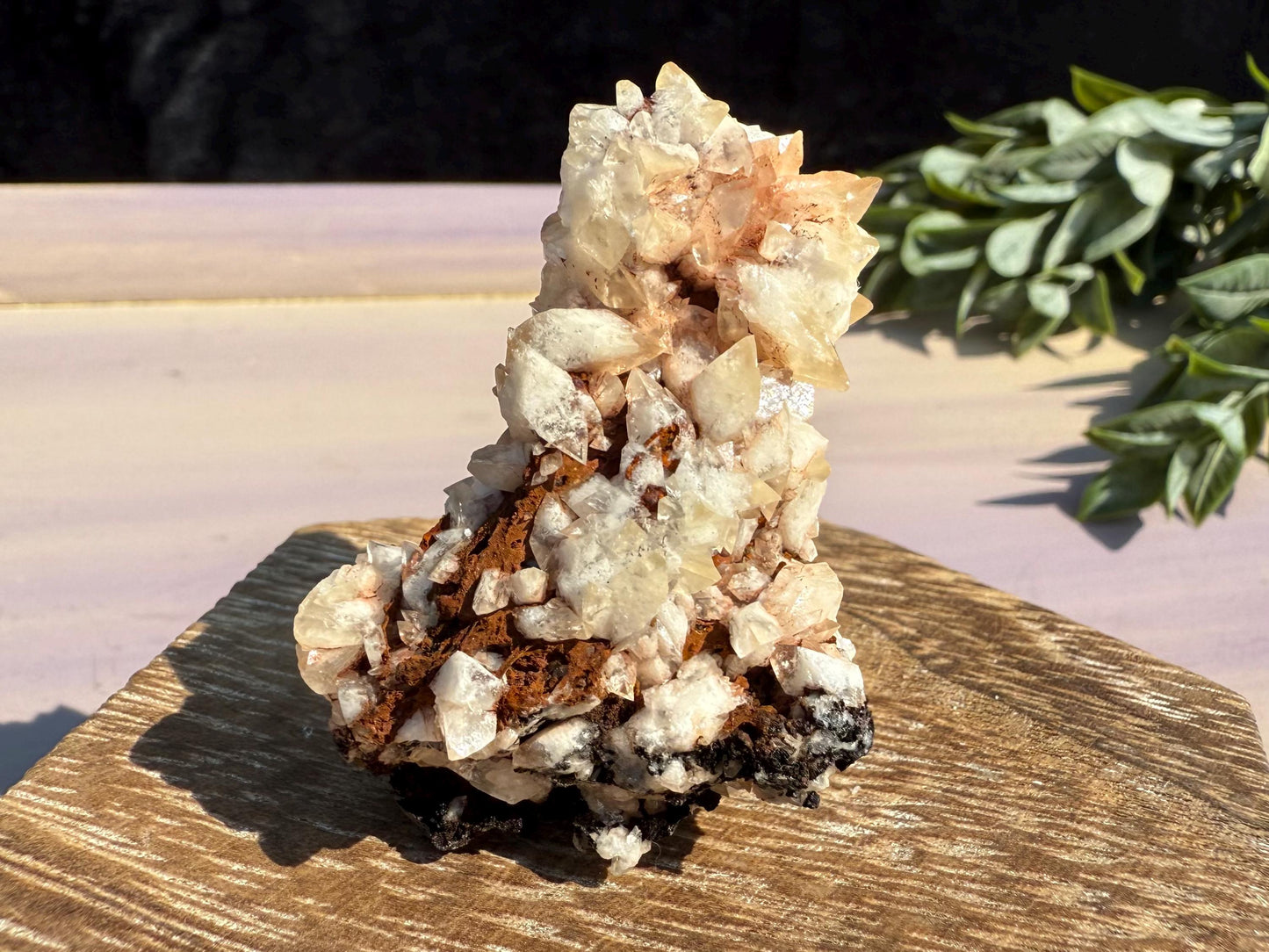 Raw Hemimorphite Crystal Cluster
