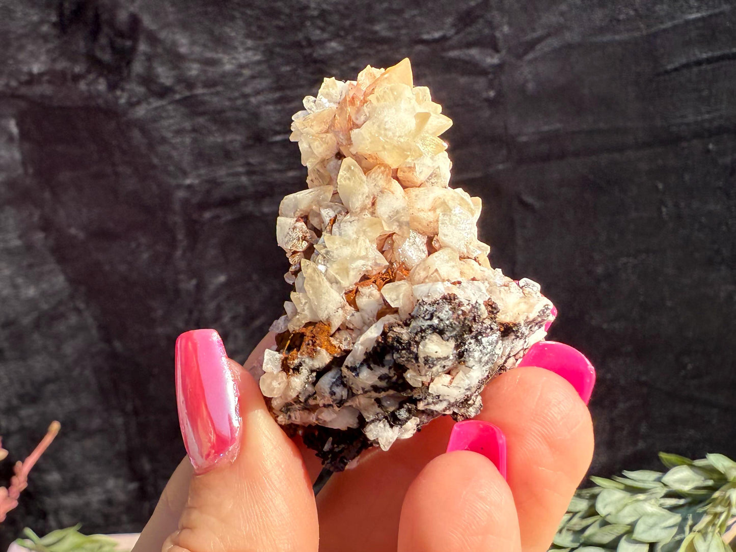 Raw Hemimorphite Crystal Cluster