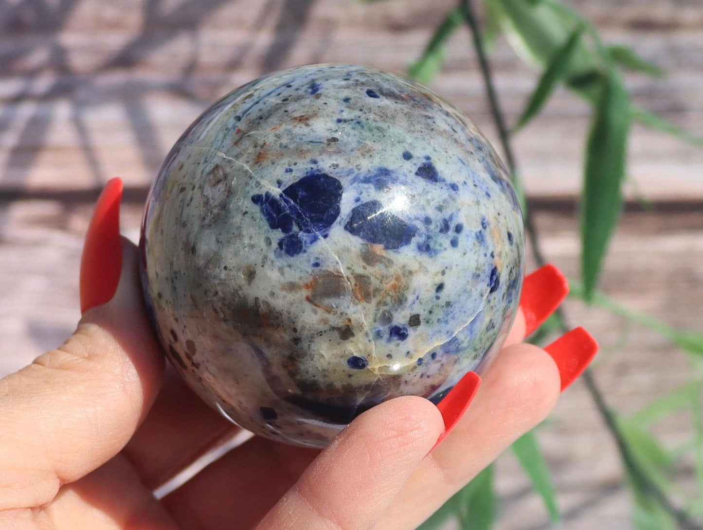 Sodalite Crystal Sphere