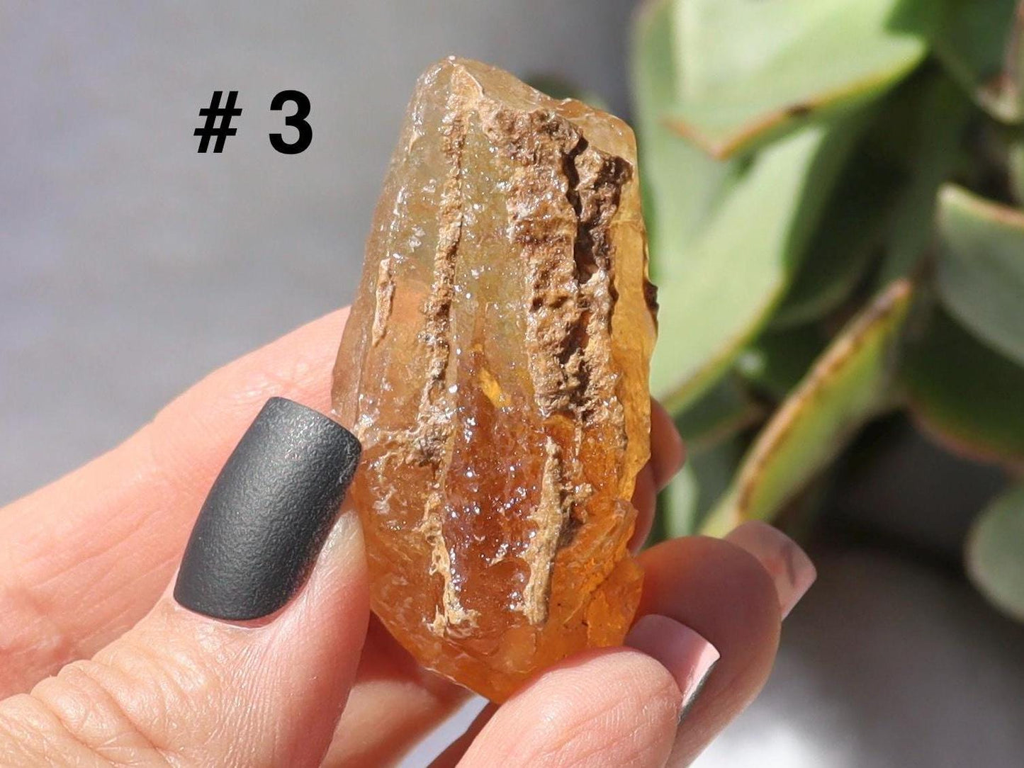 Raw Honey Golden Aragonite from Namibia