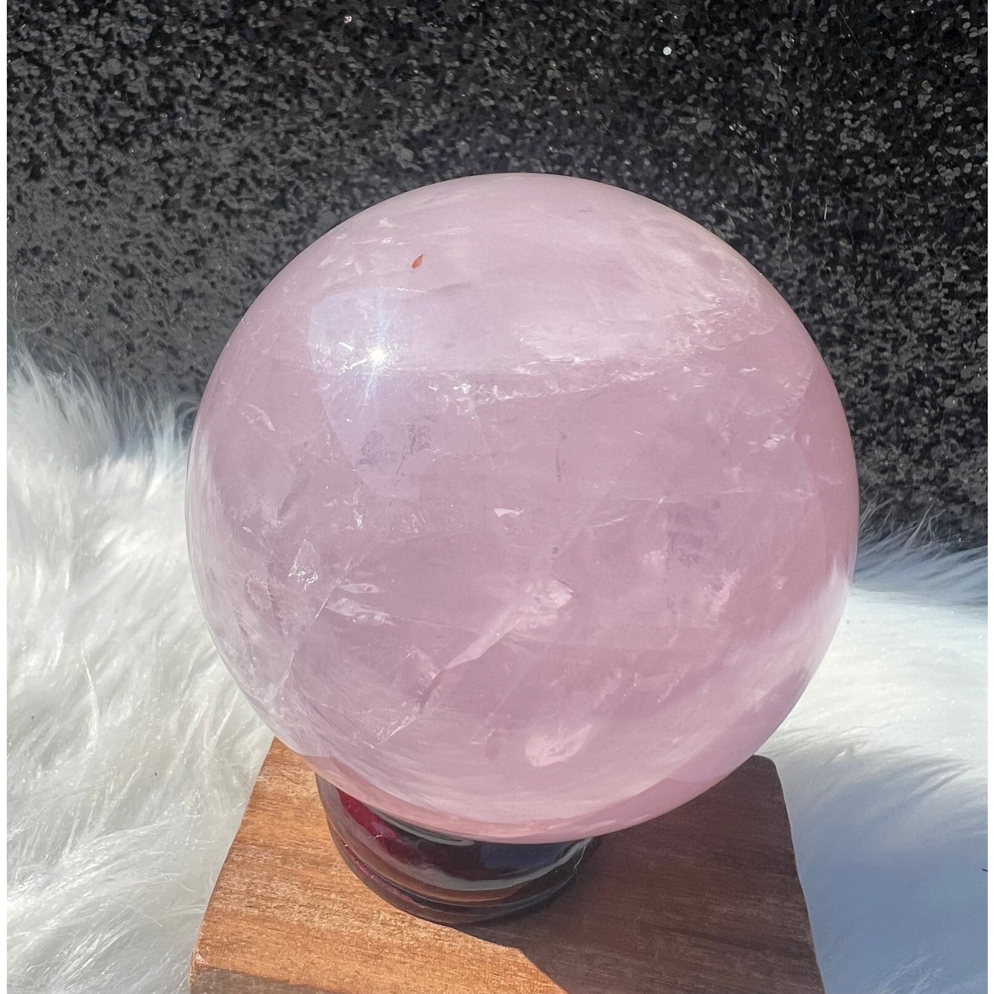 Rose Quartz Crystal Sphere