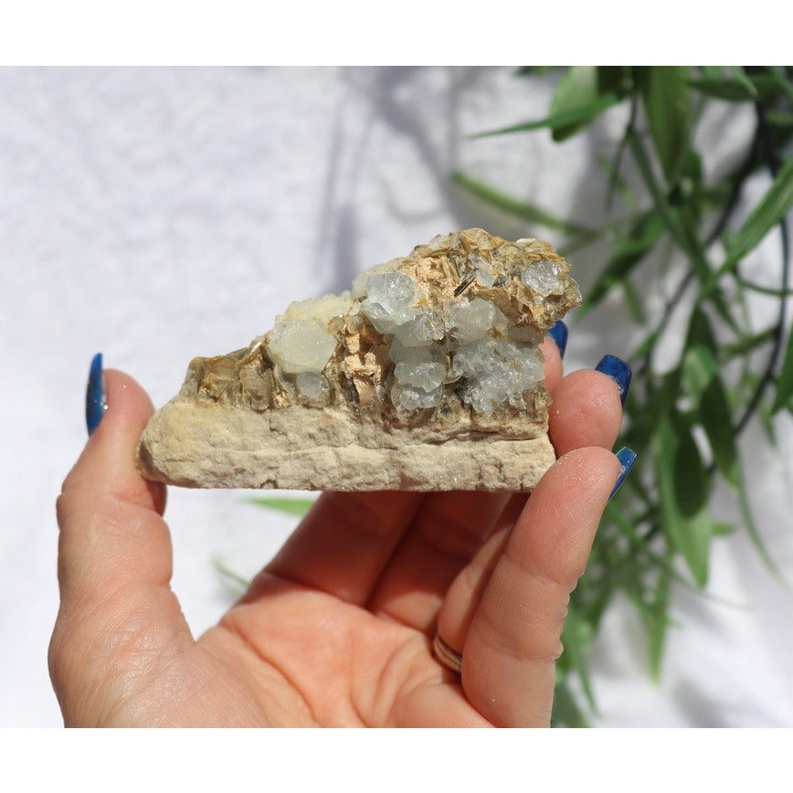 Aquamarine and Muscovite Specimen