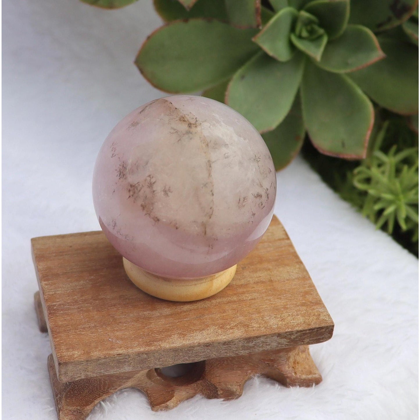 Dendritic Fluorite Sphere