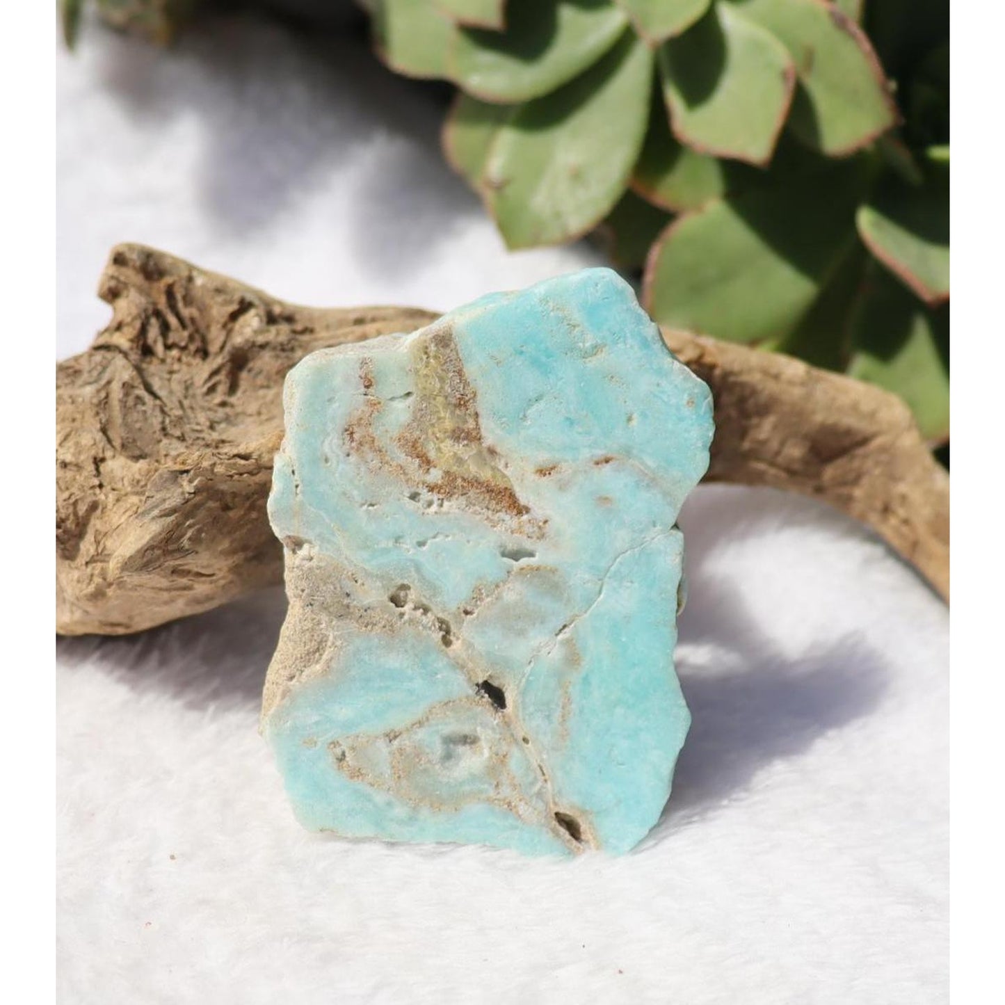 Raw Blue Aragonite from Pakistan