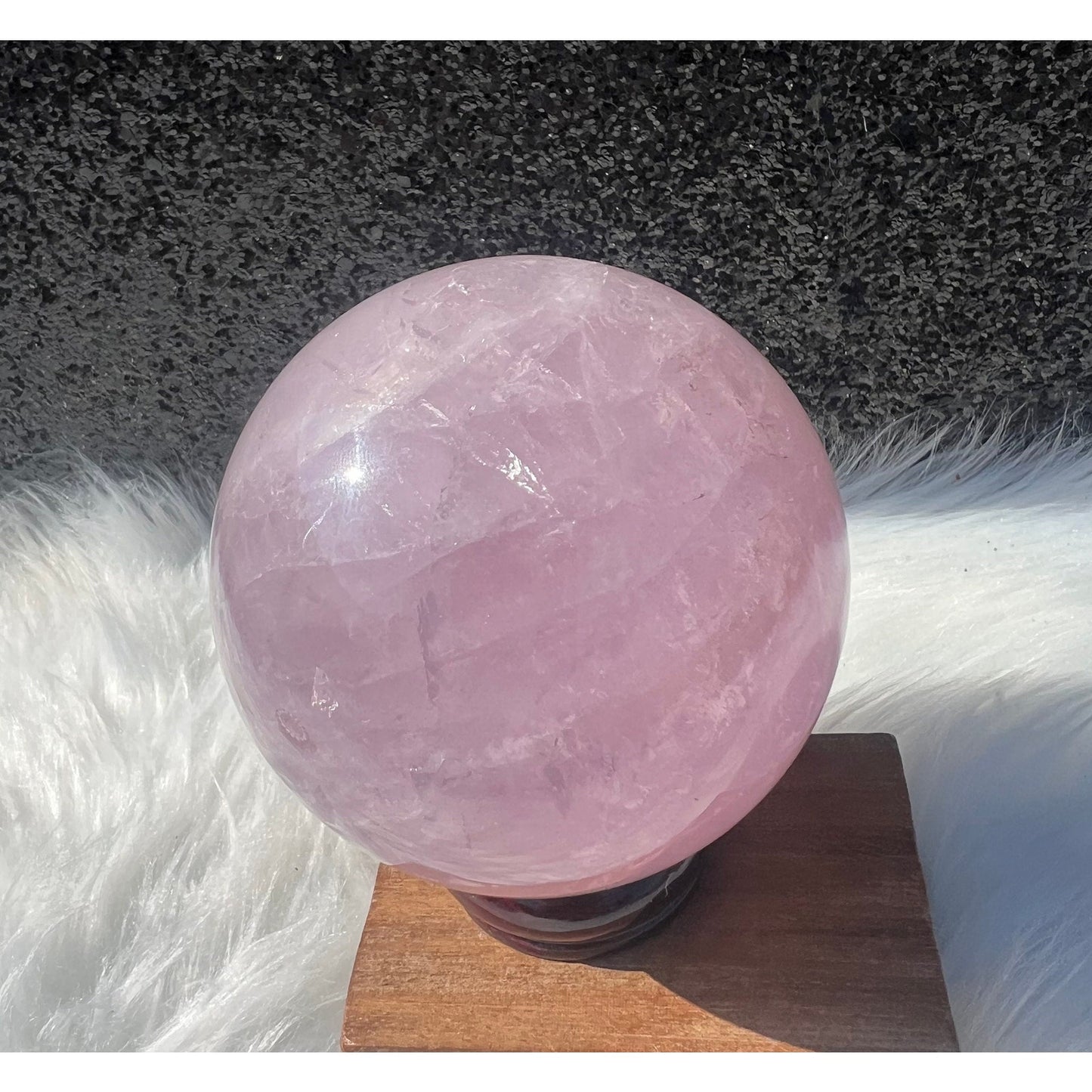 Rose Quartz Crystal Sphere