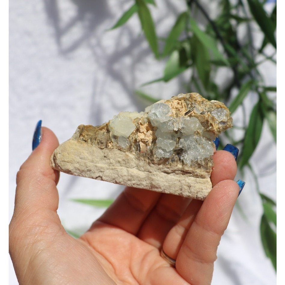Aquamarine and Muscovite Specimen