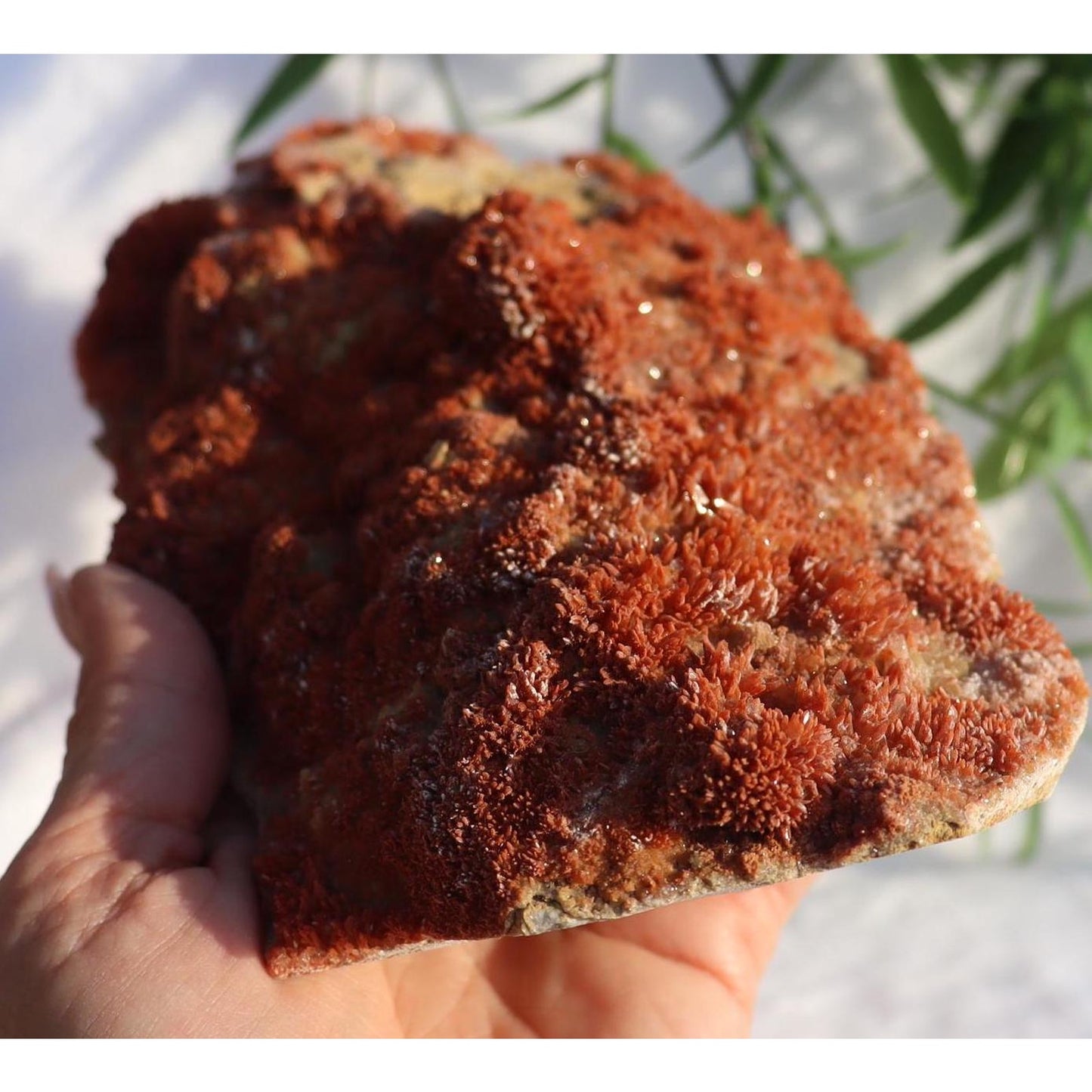 Large Red Calcite Specimen