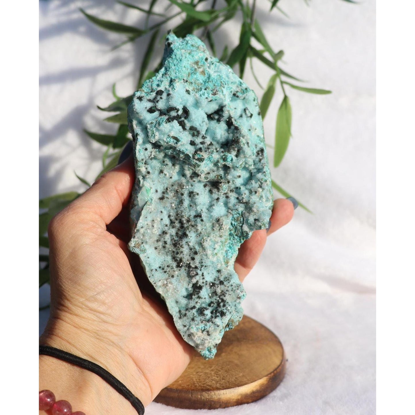 Druzy Chrysocolla with Malachite Specimen