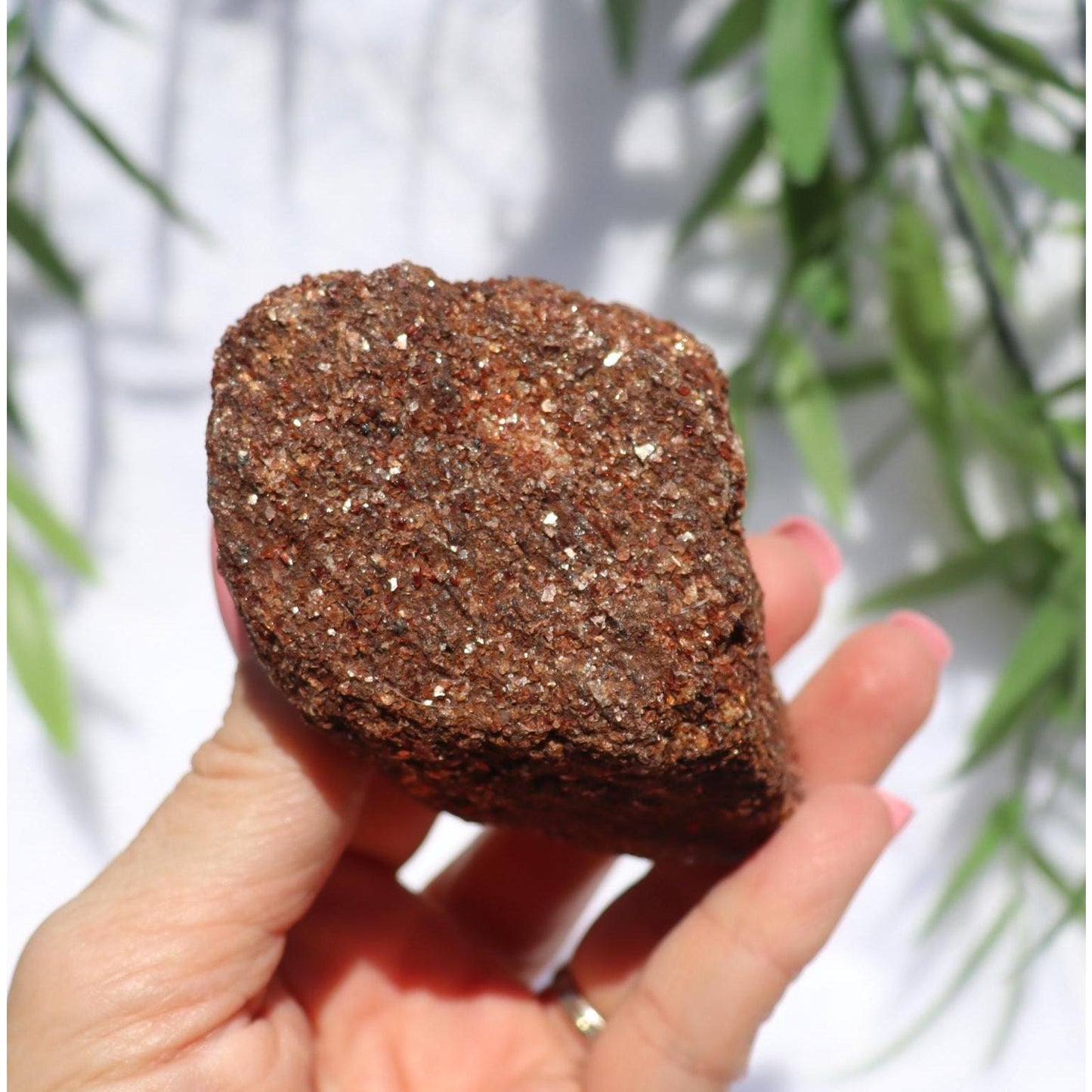 Raw Red Mica Crystal Specimen