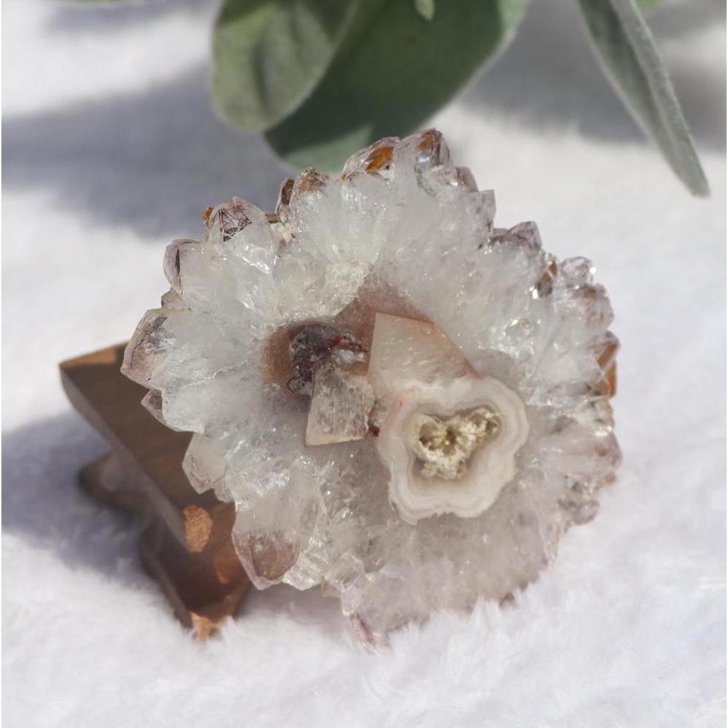 Amethyst Stalactite Slice from Uruguay