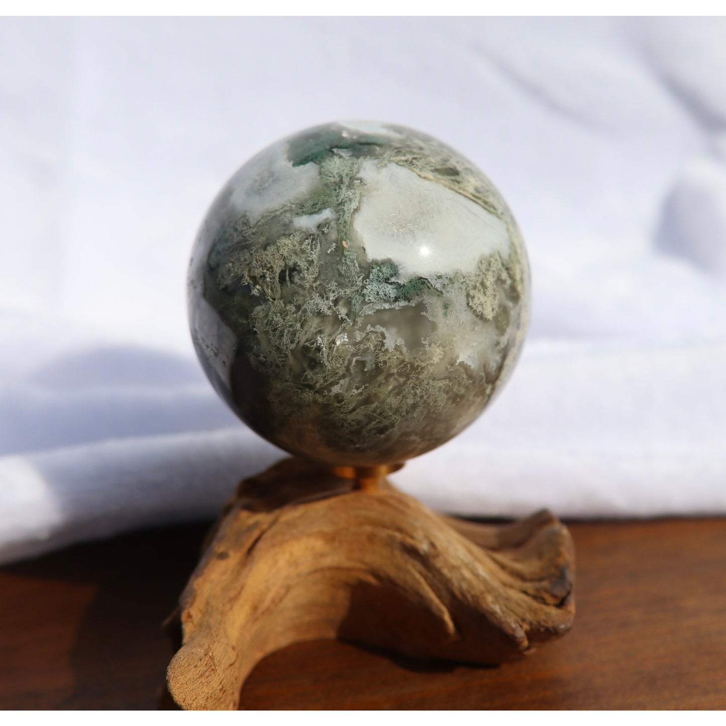 Moss Agate Sphere