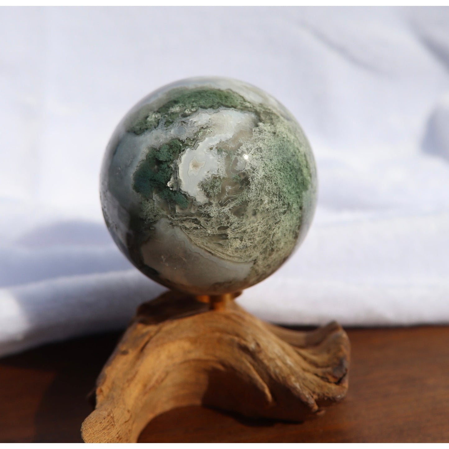 Moss Agate Sphere