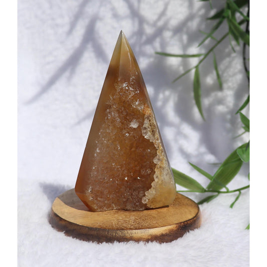 Druzy Agate Point, Diamond Point, Pendulum Point