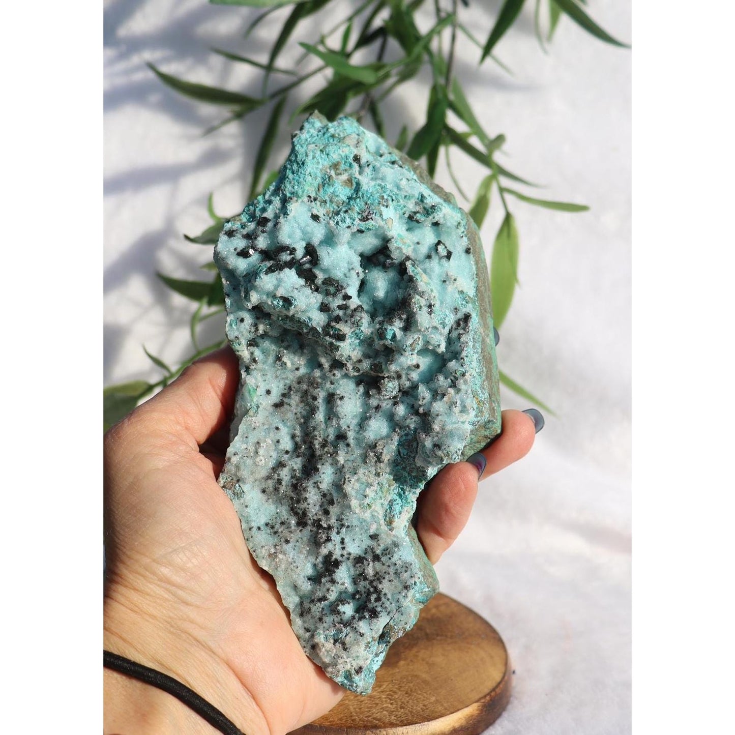 Druzy Chrysocolla with Malachite Specimen