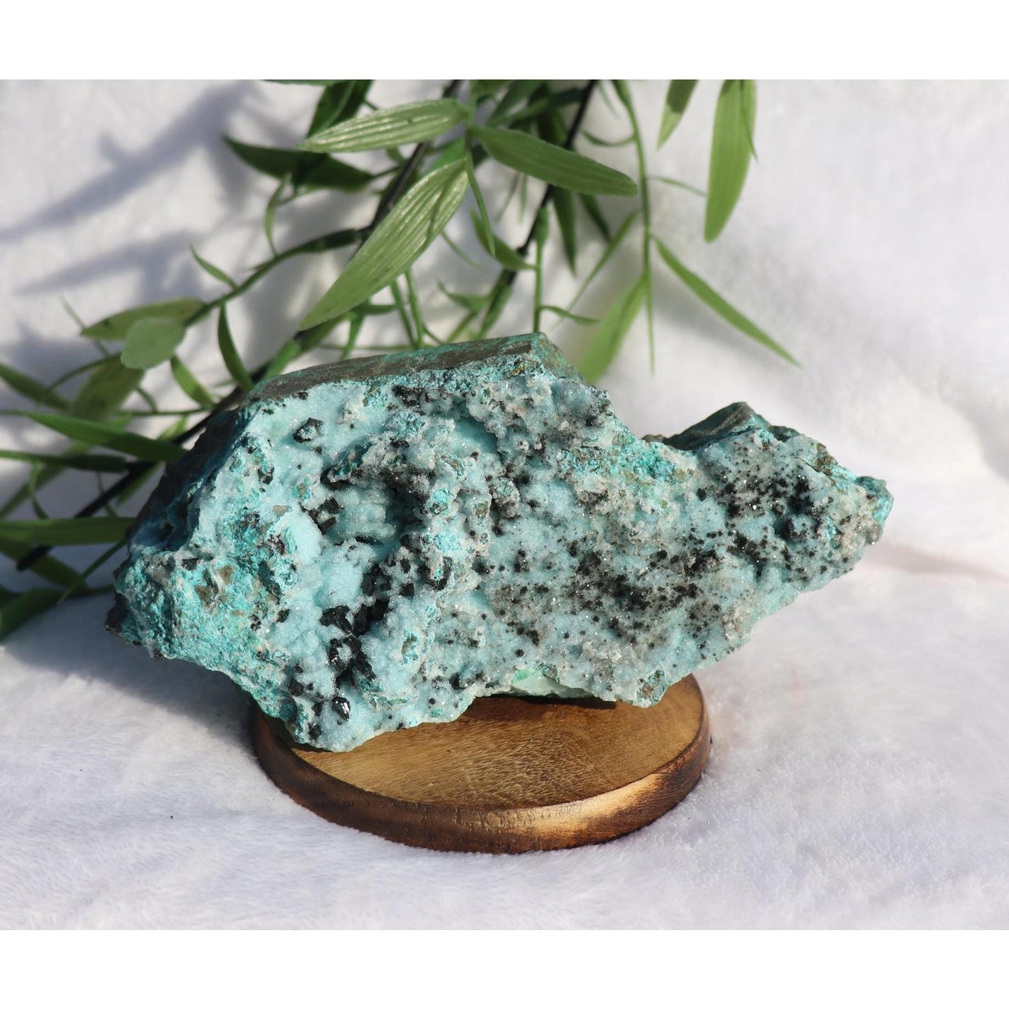 Druzy Chrysocolla with Malachite Specimen