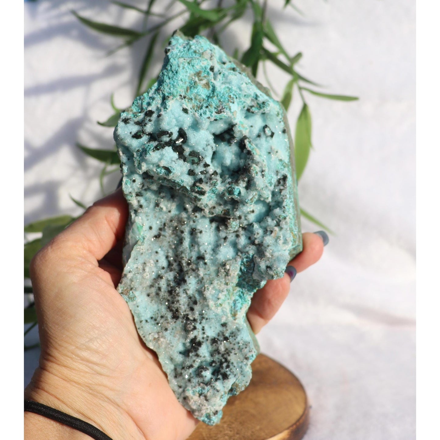 Druzy Chrysocolla with Malachite Specimen