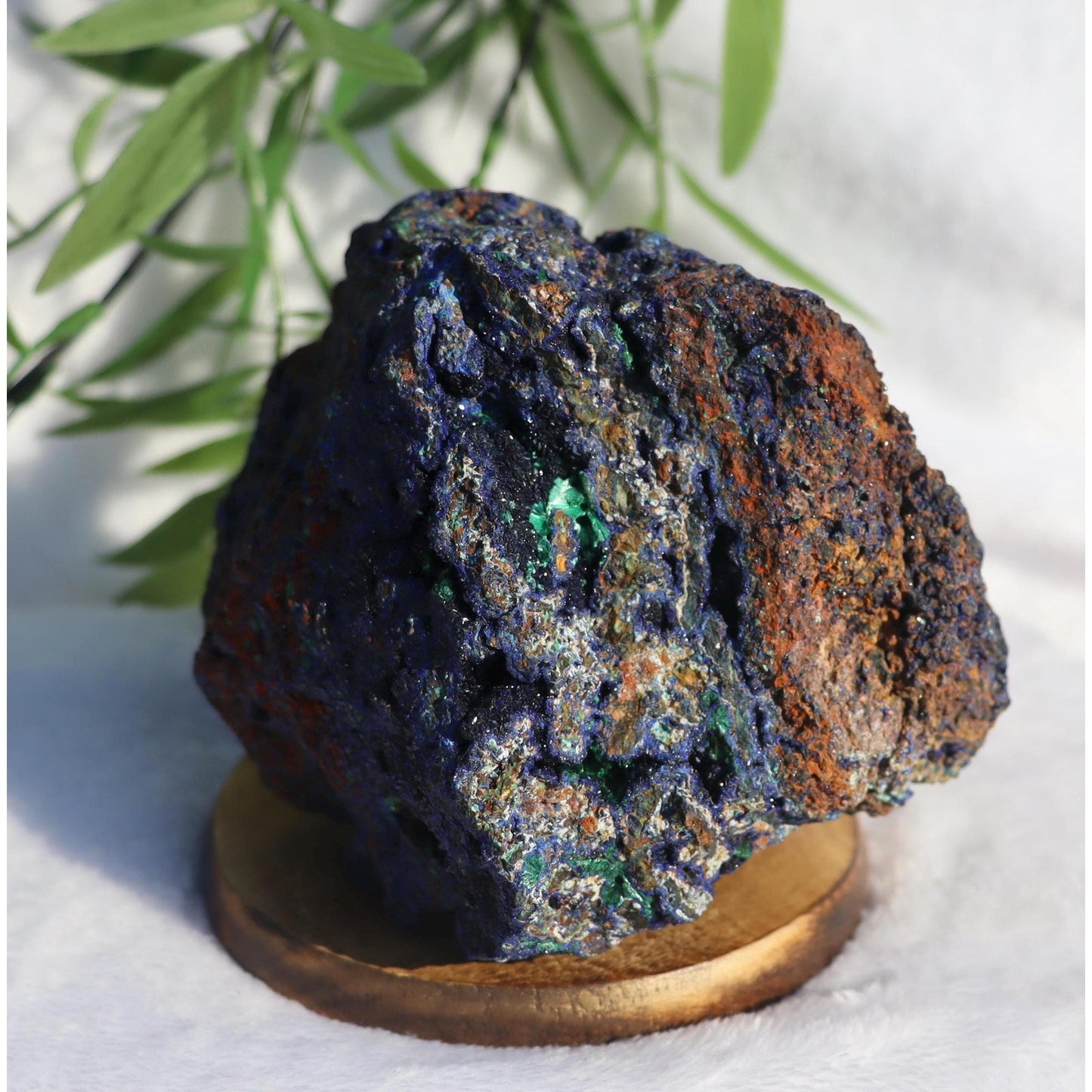 Azurite Malachite Crystal Specimen