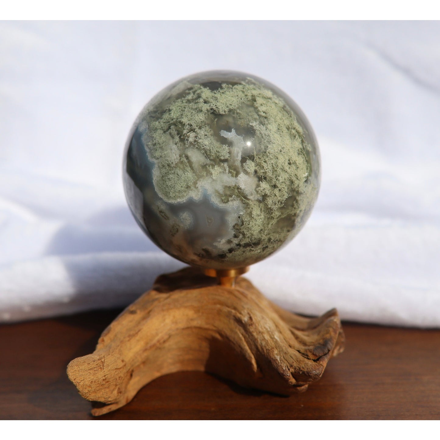 Moss Agate Sphere