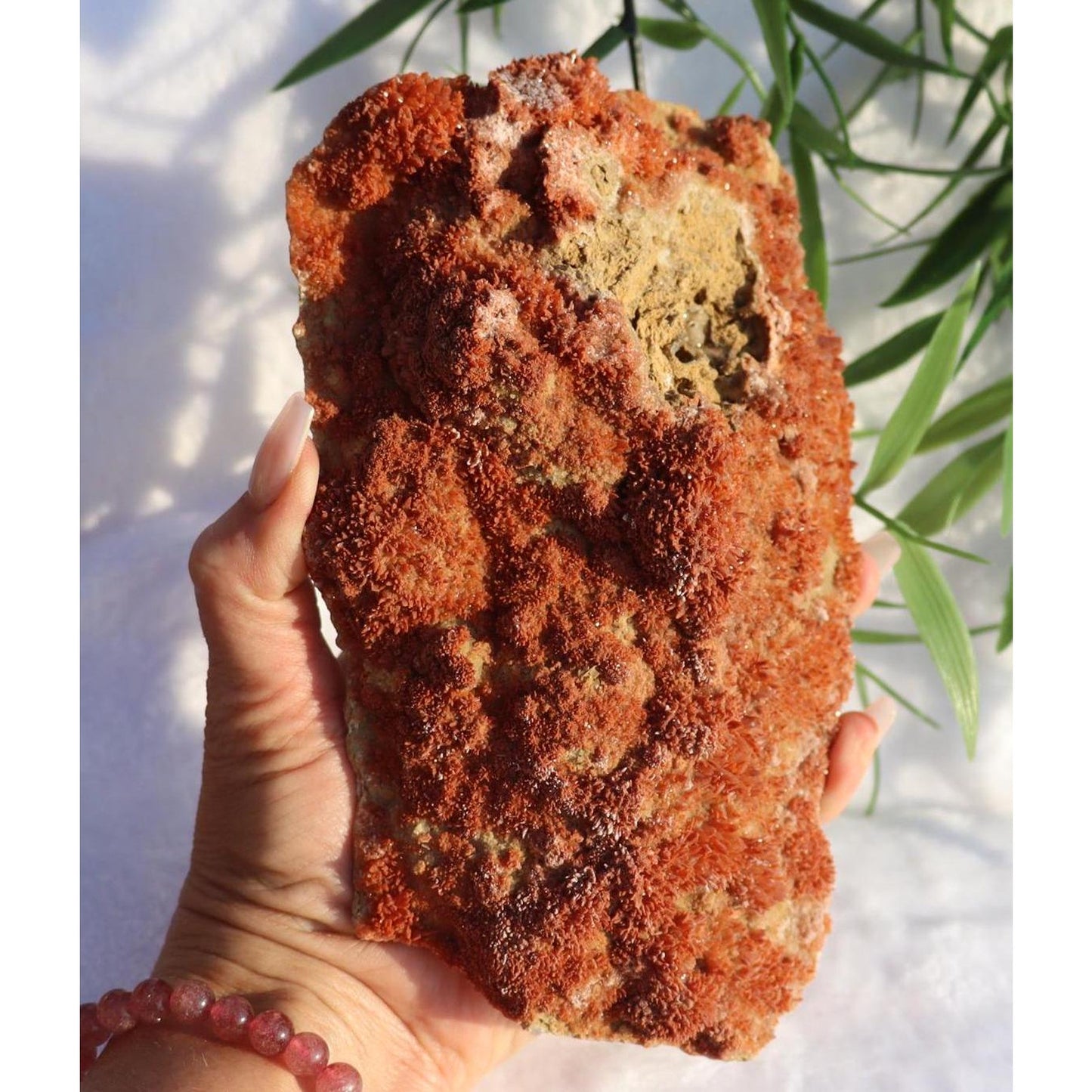 Large Red Calcite Specimen