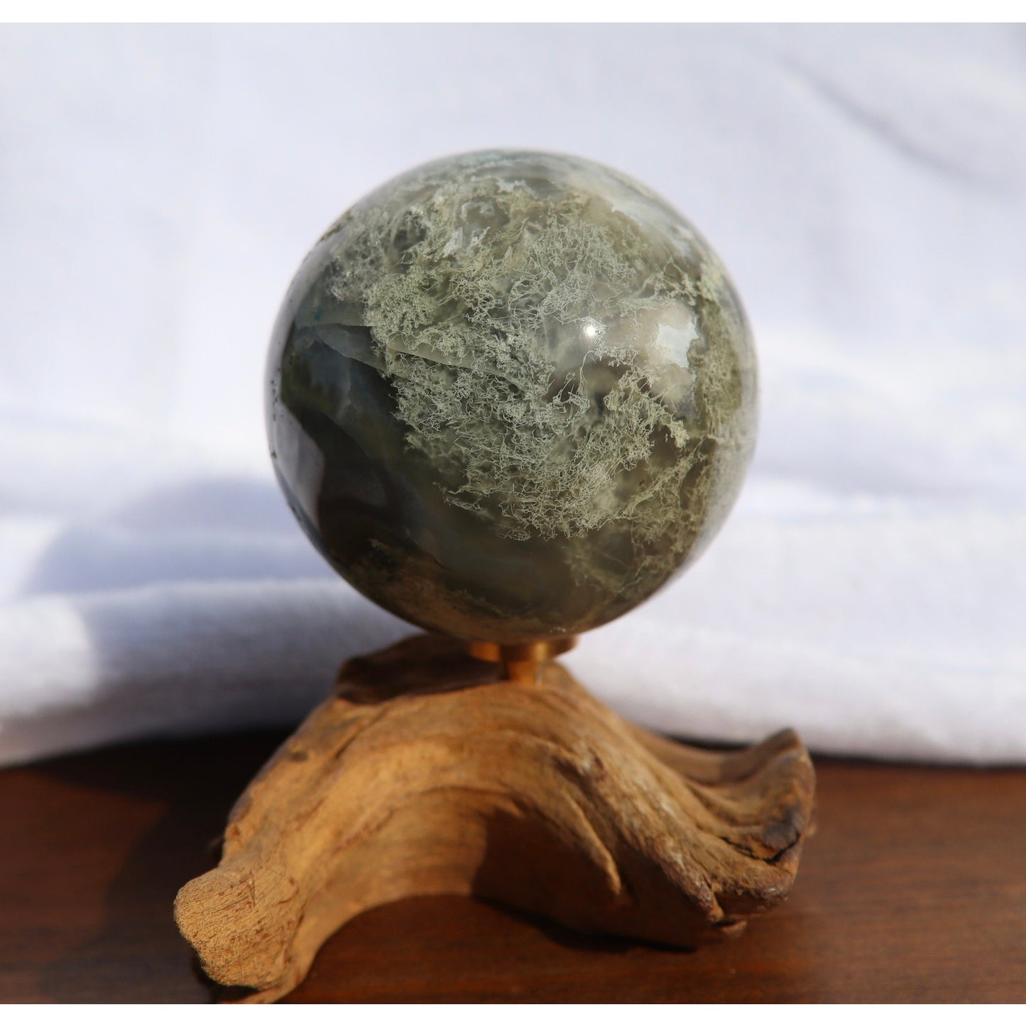 Moss Agate Sphere