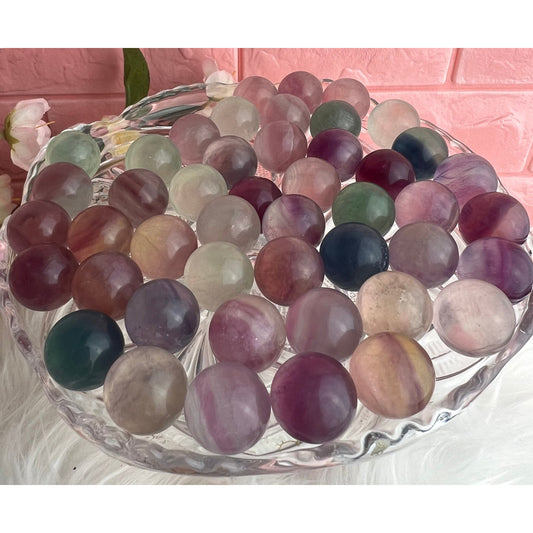 Mini Fluorite Crystal Spheres