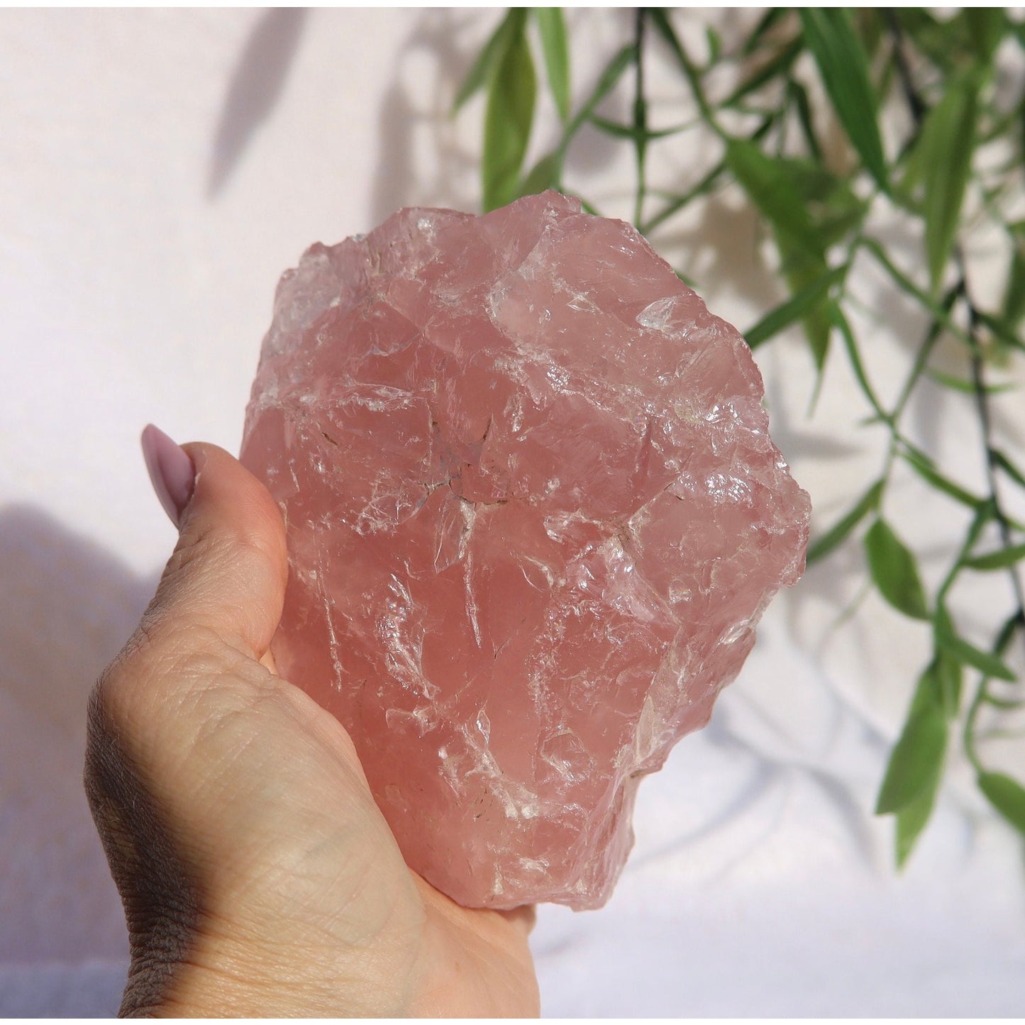 Brazilian Rose Quartz, Raw Rose Quartz, Pink Quartz for Heart Chakra