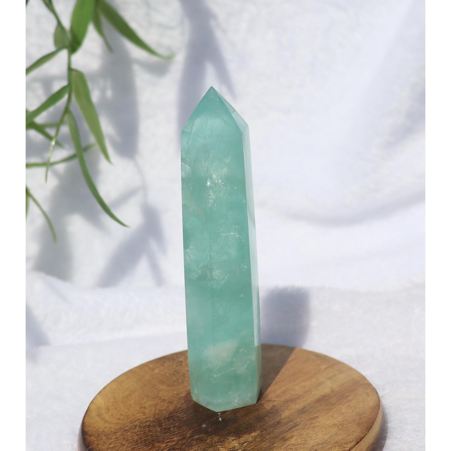 Pastel Green Fluorite Tower