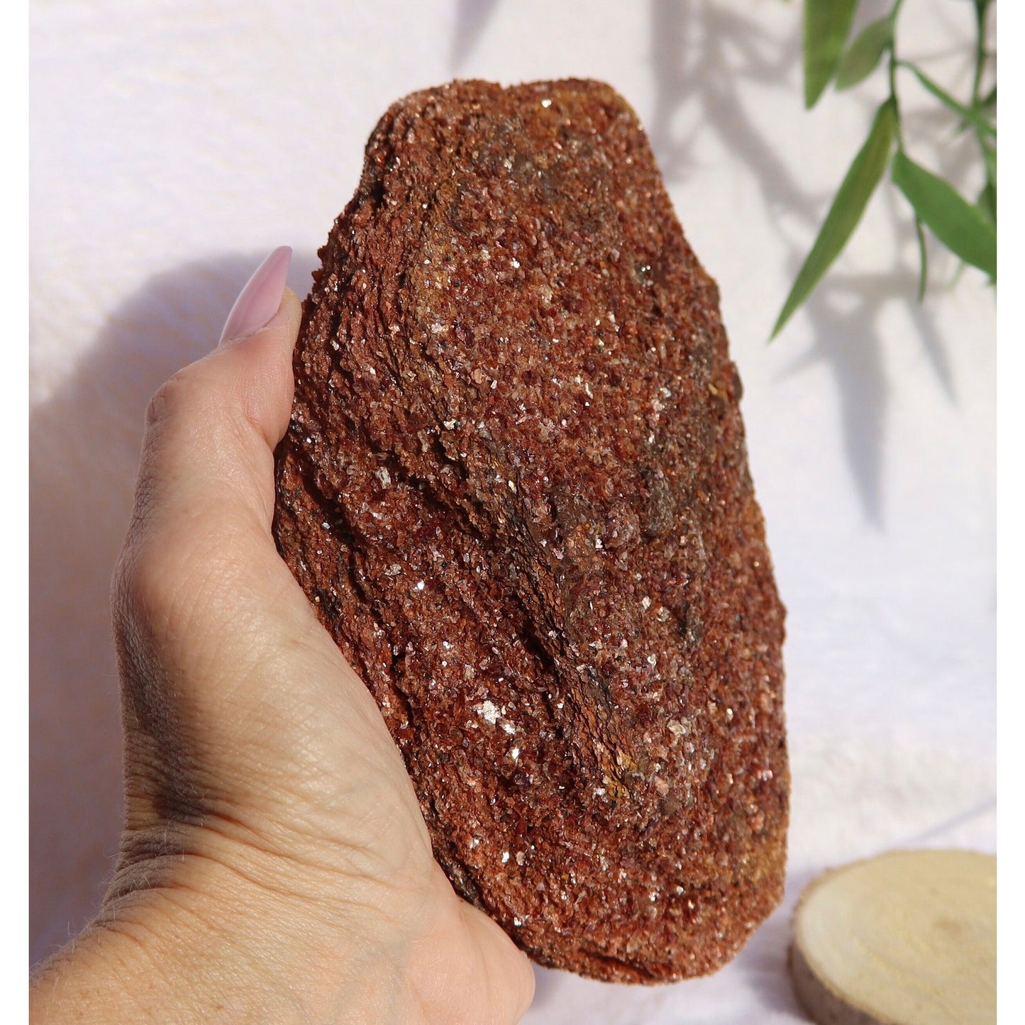 Raw Red Mica Crystal Specimen