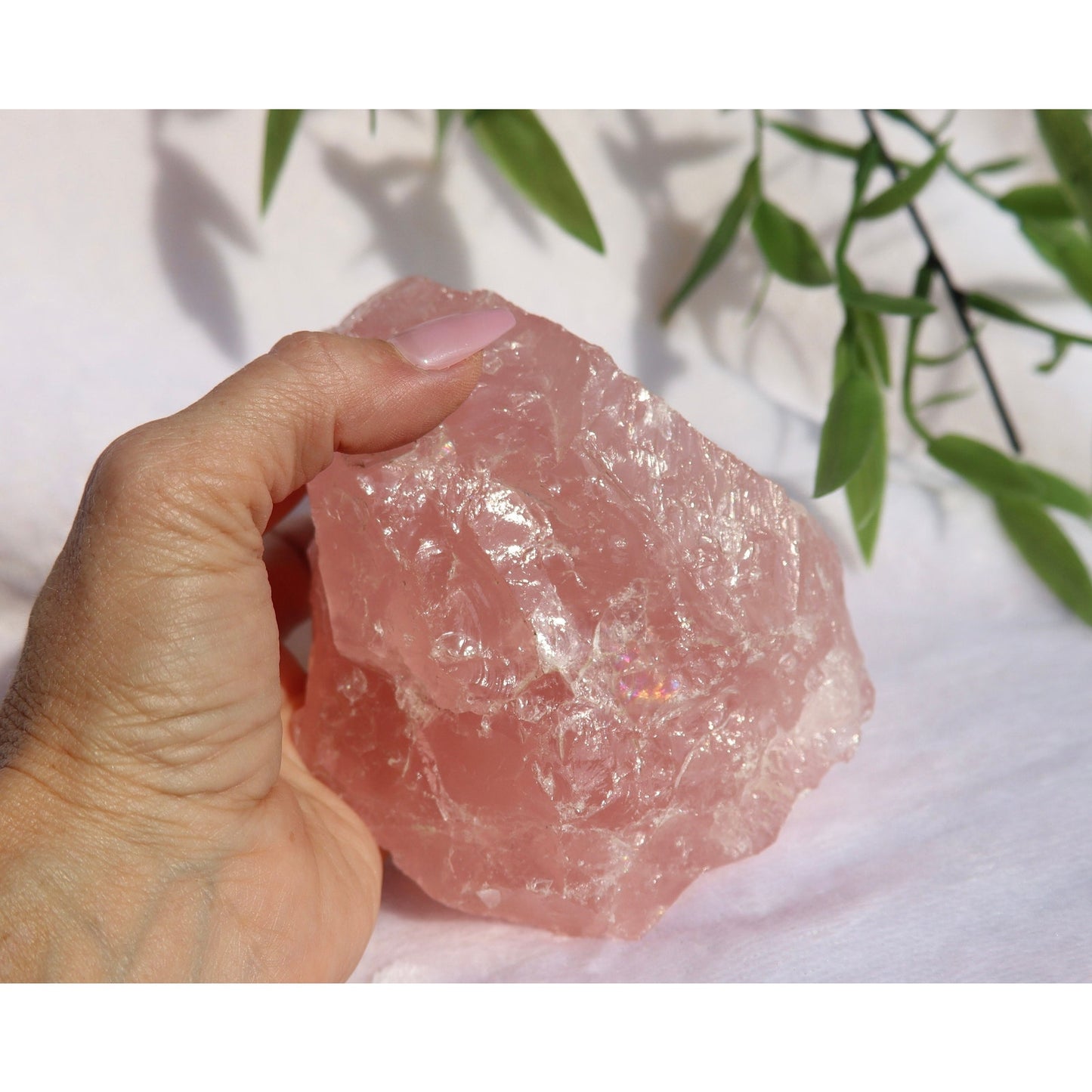 Brazilian Rose Quartz, Raw Rose Quartz, Pink Quartz for Heart Chakra