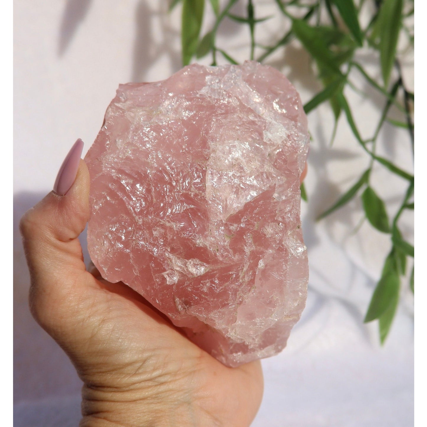 Brazilian Rose Quartz, Raw Rose Quartz, Pink Quartz for Heart Chakra