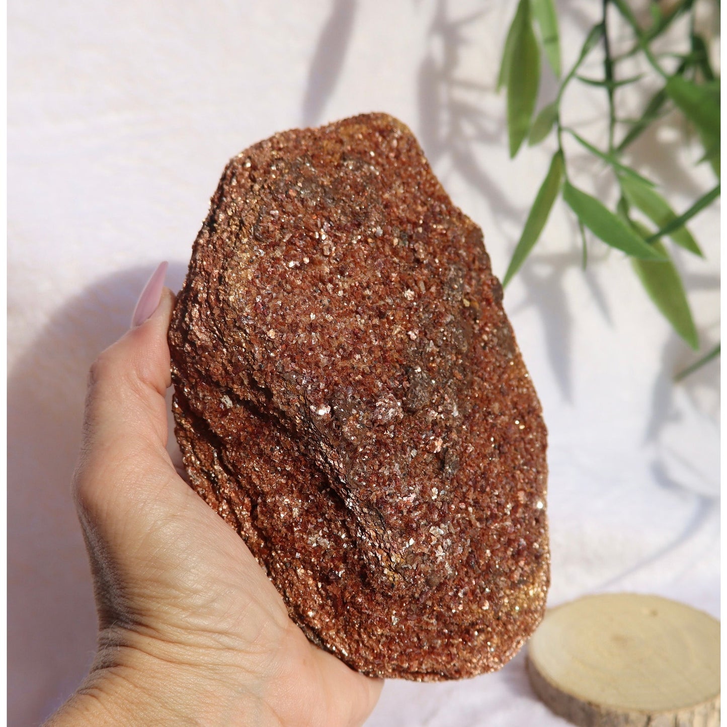 Raw Red Mica Crystal Specimen